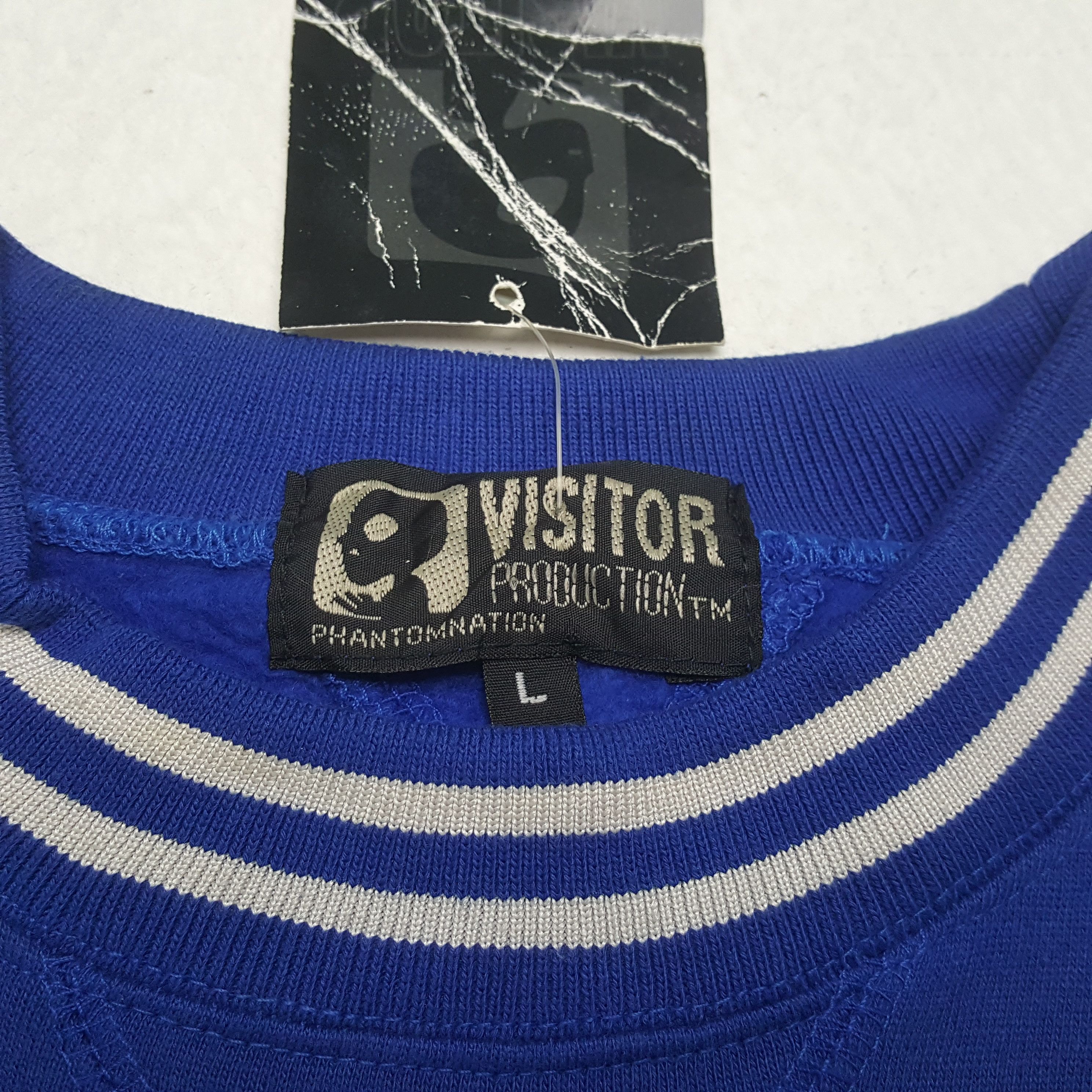 Vintage Vintage Alien Visitor Production Skateboard Style Sweatshirt Size US L / EU 52-54 / 3 - 5 Thumbnail