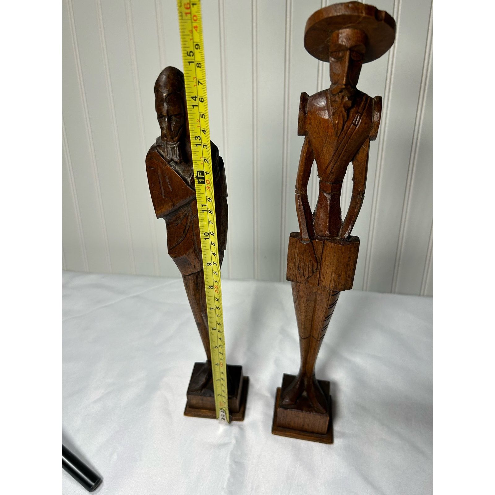 Other Don Quixote Antique Mexican Spanish Medieval Monk Statue Size US 26 / EU 42 - 9 Thumbnail