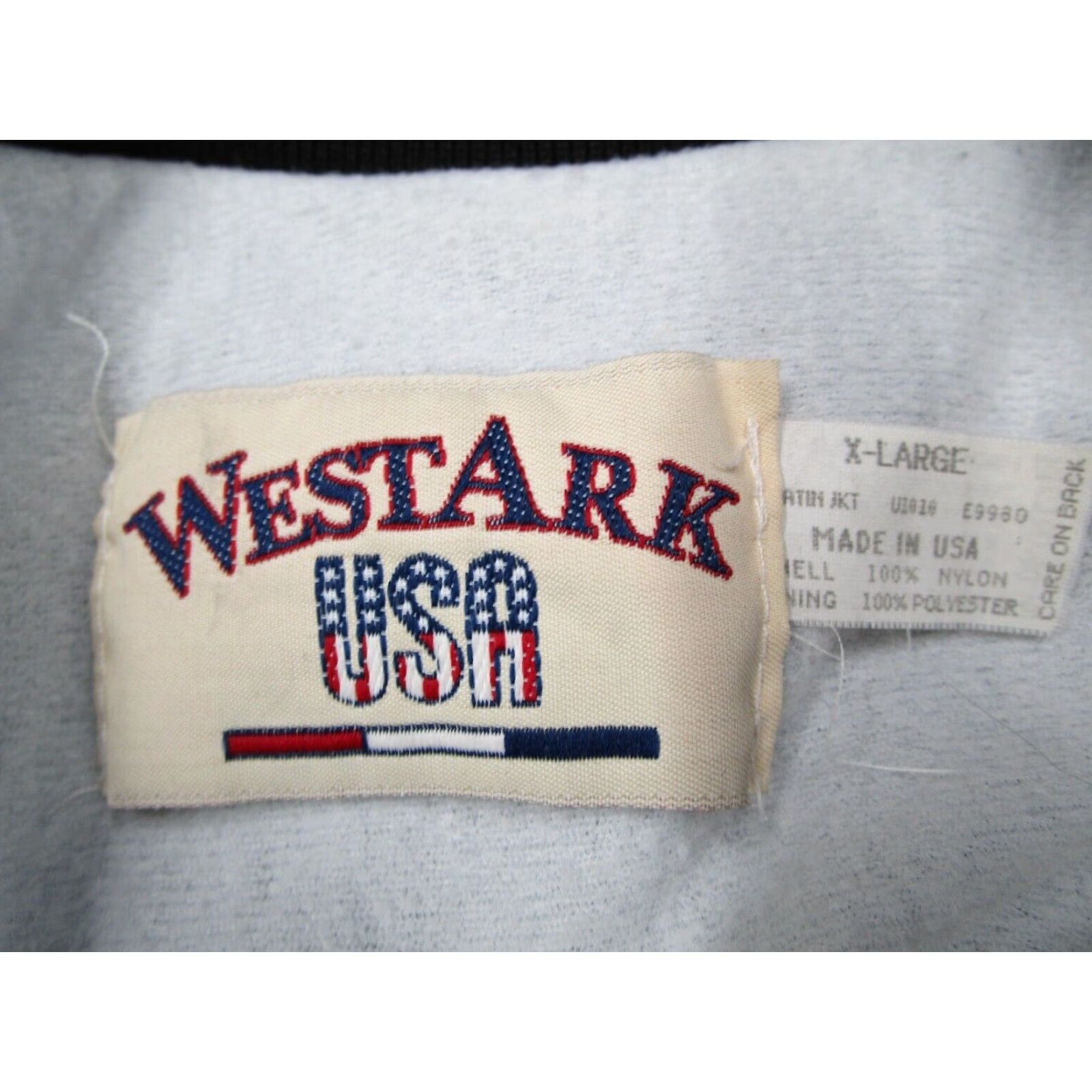 Vintage VINTAGE West Ark Jacket Mens XL Black Satin Snap Front Bomber 80s 90s Cars City Retro Transportation Size US XL / EU 56 / 4 - 3 Thumbnail