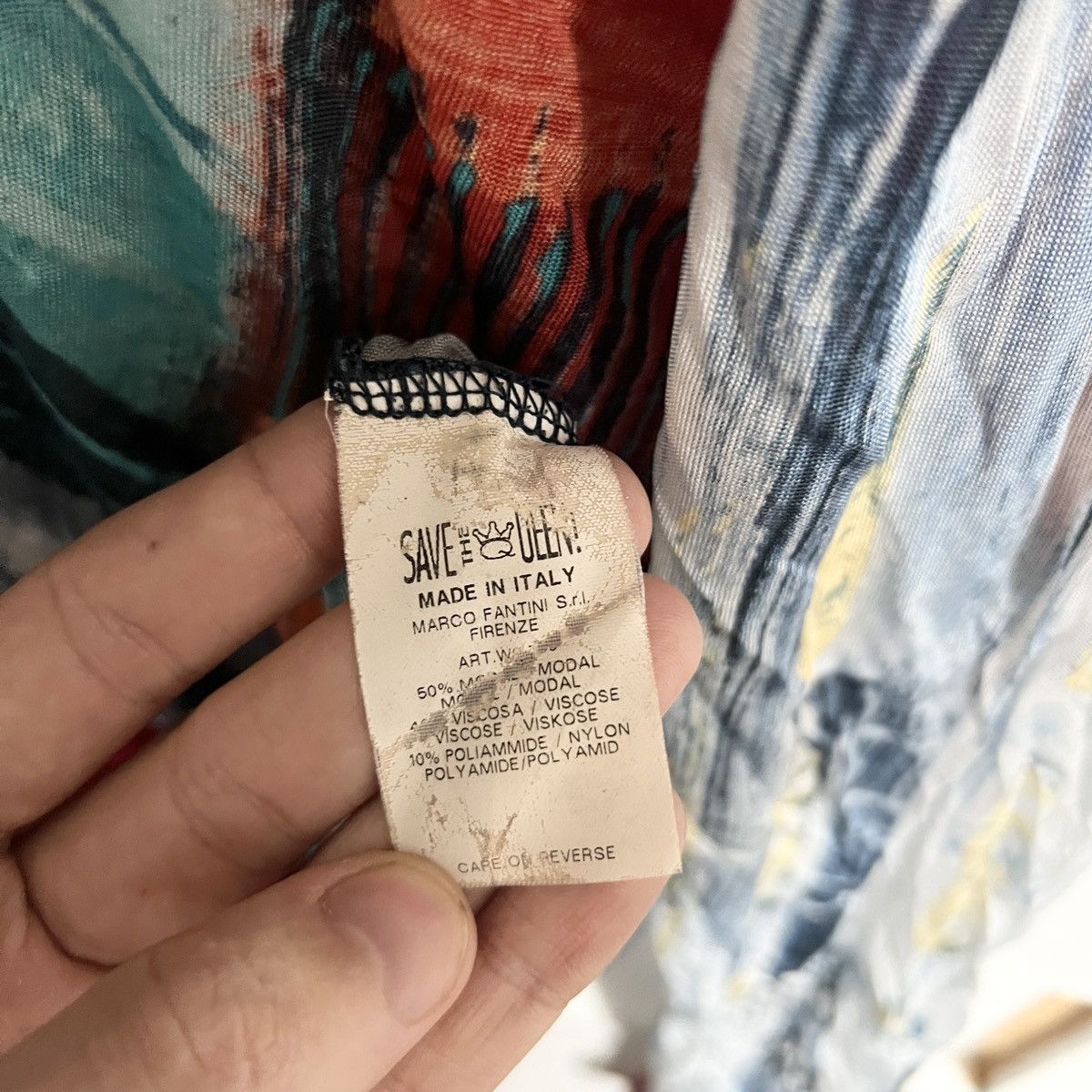 Japanese Brand × Vintage Y2K Save the Queen Mesh Top blouse like jpg cdg 00s Size ONE SIZE - 7 Thumbnail