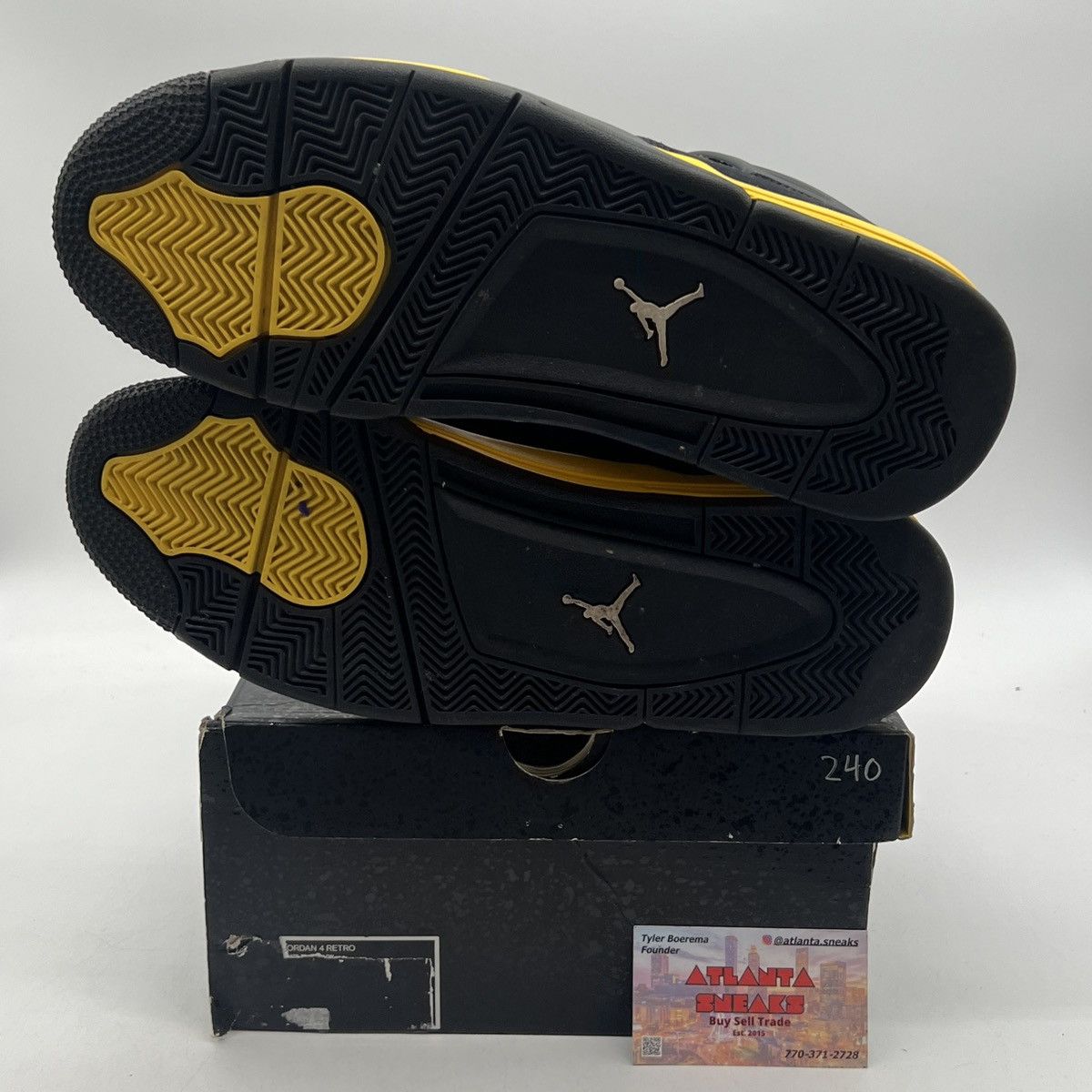 Jordan Brand Air Jordan 4 Thunder Size US 13 / EU 46 - 8 Thumbnail