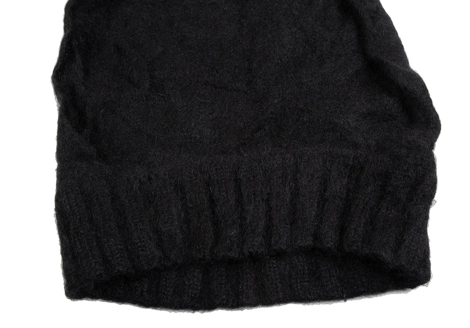 Jean Paul Gaultier Mohair Back Open Knit in Black Size 48 Size US M / EU 48-50 / 2 - 8 Thumbnail