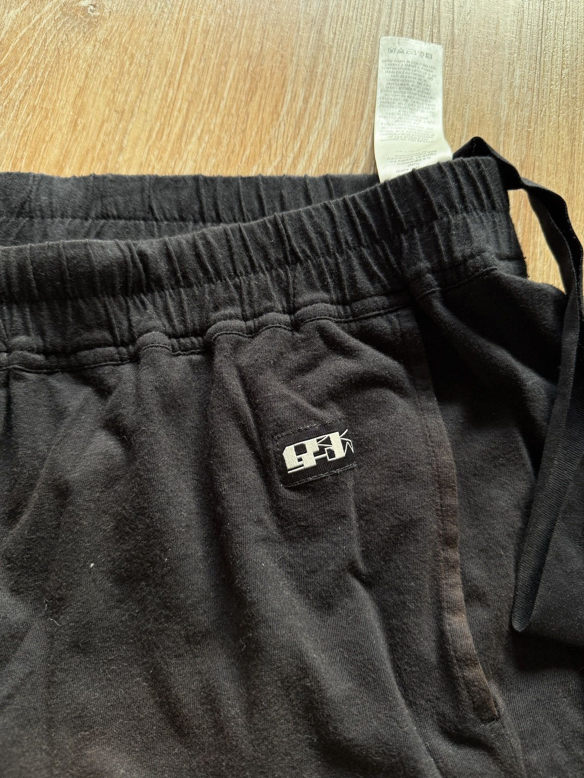 Rick Owens Drkshdw Rick Owens DRKSHDW Drawstring Cotton Boxer Shorts Size US 32 / EU 48 - 3 Thumbnail