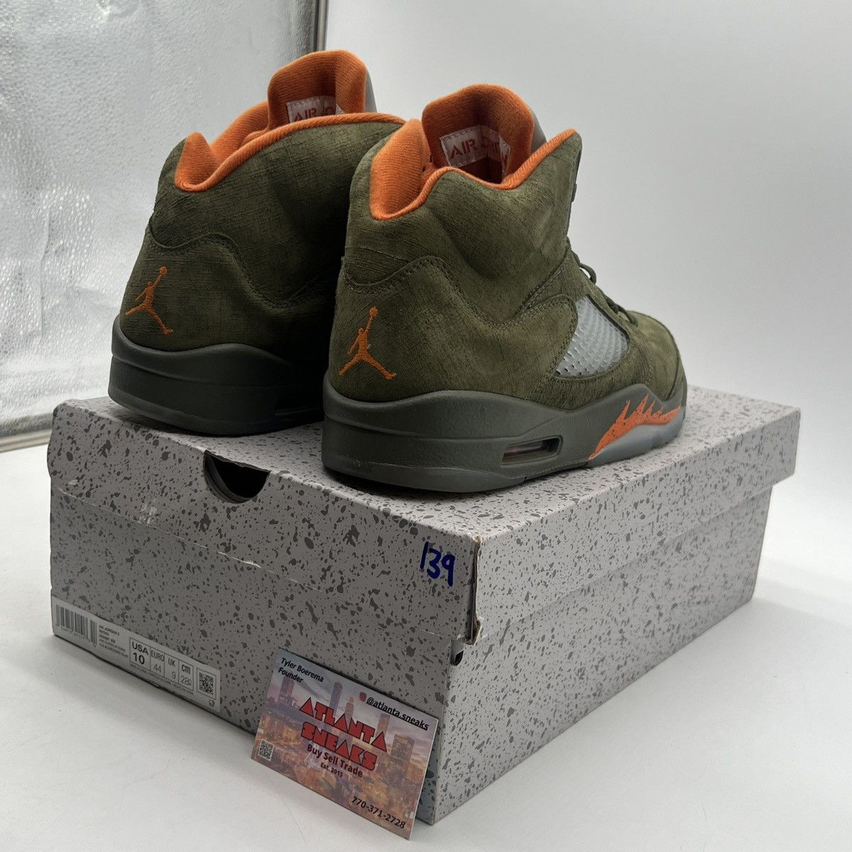 Jordan Brand Air Jordan 5 Olive Size US 10 / EU 43 - 5 Thumbnail
