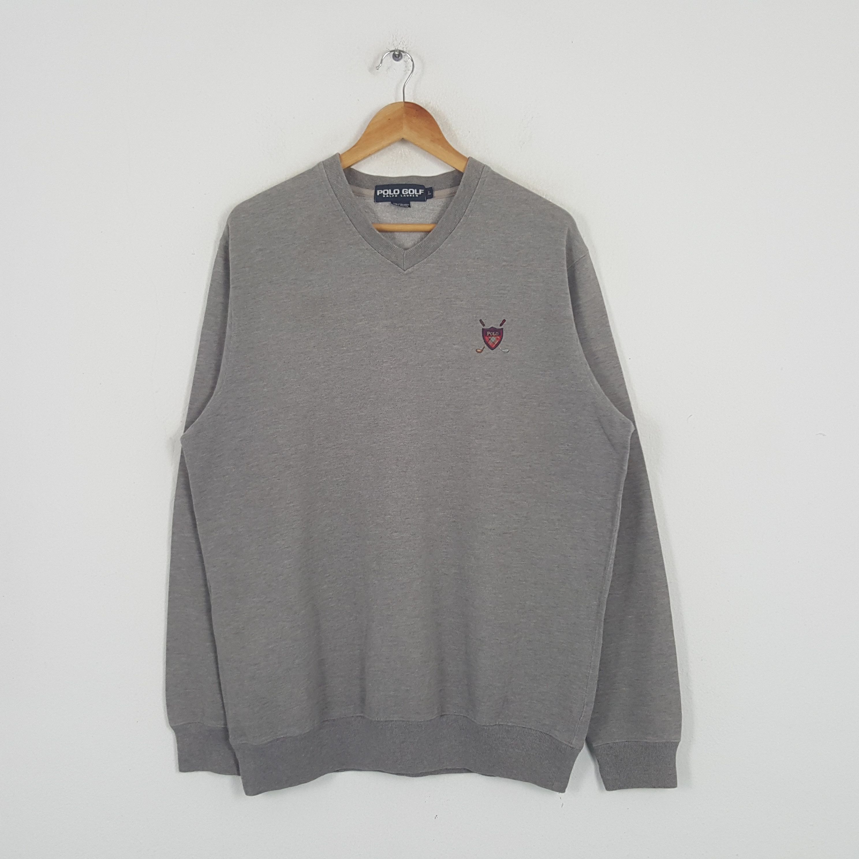 Polo Ralph Lauren × Vintage Vintage Polo Golf by Ralph Lauren American Brand Sweatshirt Size US L / EU 52-54 / 3 - 1 Thumbnail