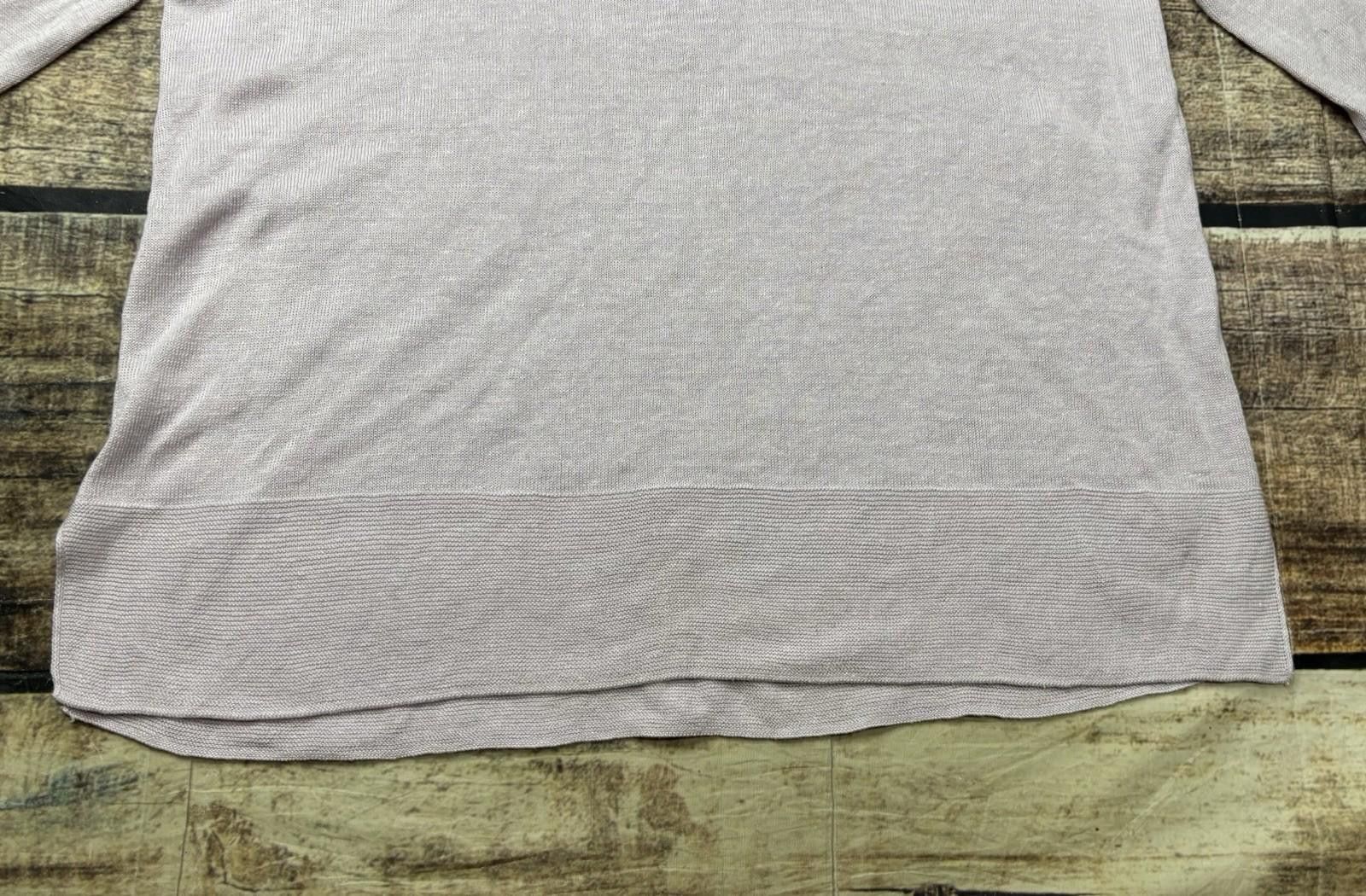 Other J Jill Top Womens Medium Linen Blend Lilac 3/4 Sleeve Size M / US 6-8 / IT 42-44 - 7 Thumbnail