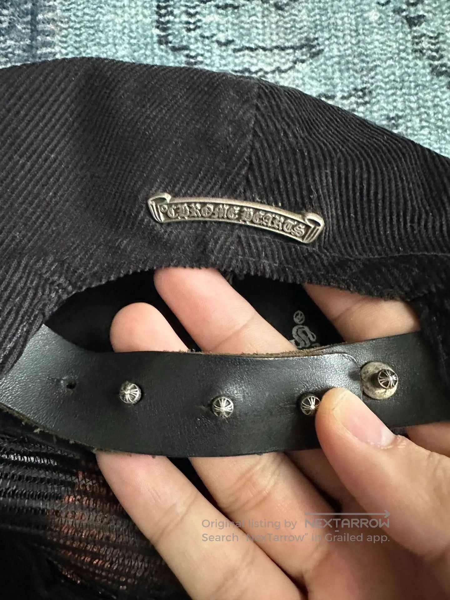 Chrome Hearts Chrome Hearts Orange Sword Vine Corduroy Cap. Size ONE SIZE - 5 Thumbnail
