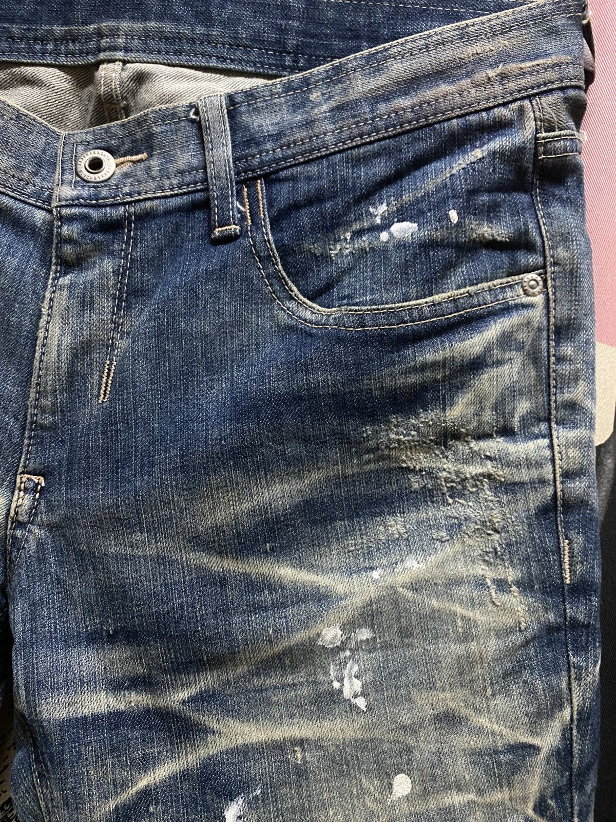 Neil Barrett Black Barret By Neil Barrett Distressed Full Honeycomb Jeans Size US 32 / EU 48 - 5 Thumbnail