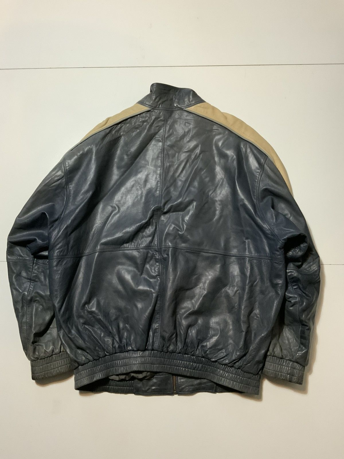 Marc Buchanan Vintage 90s Marc Buchanan Racer Motorcycle Leather Jacket Size US XL / EU 56 / 4 - 2 Thumbnail