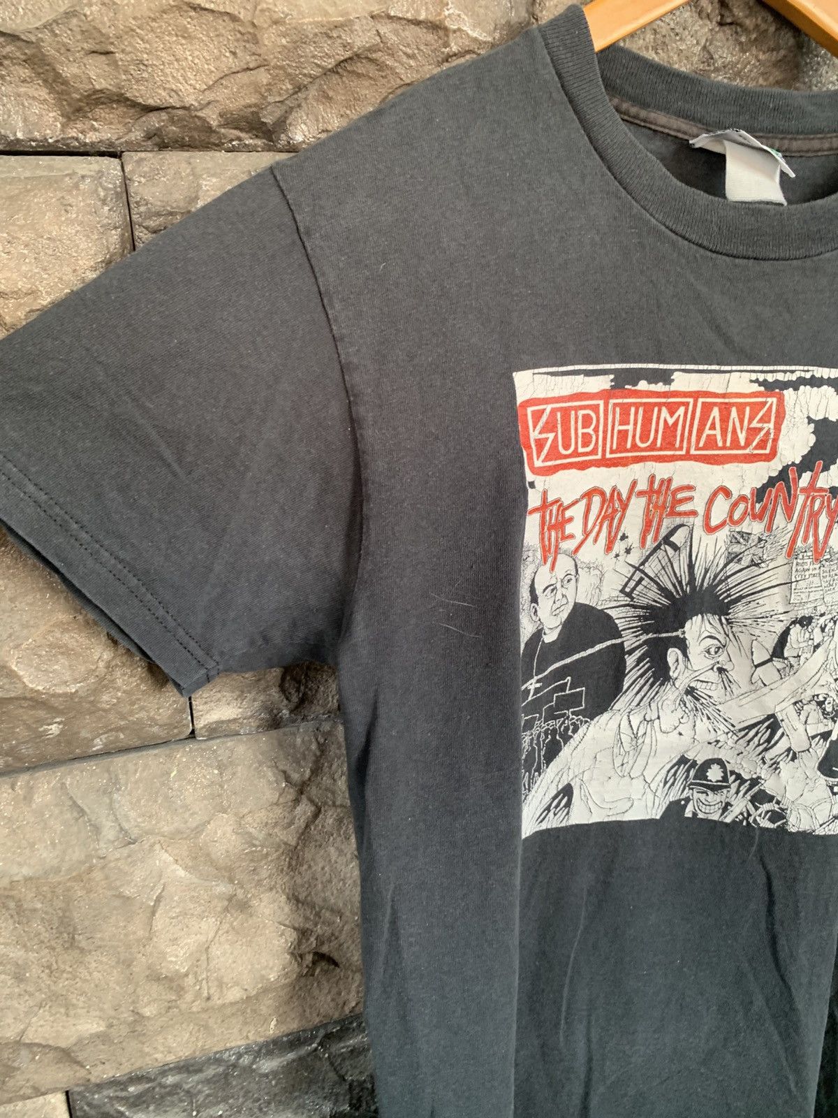 Band Tees Vintage Subhumans Punk Rock Band Cinder Block T shirt Size US M / EU 48-50 / 2 - 3 Thumbnail