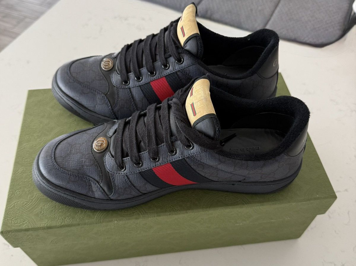 Gucci Gucci Men’s Screener Sneaker MINT size 8 Size US 8 / EU 41 - 1 Thumbnail