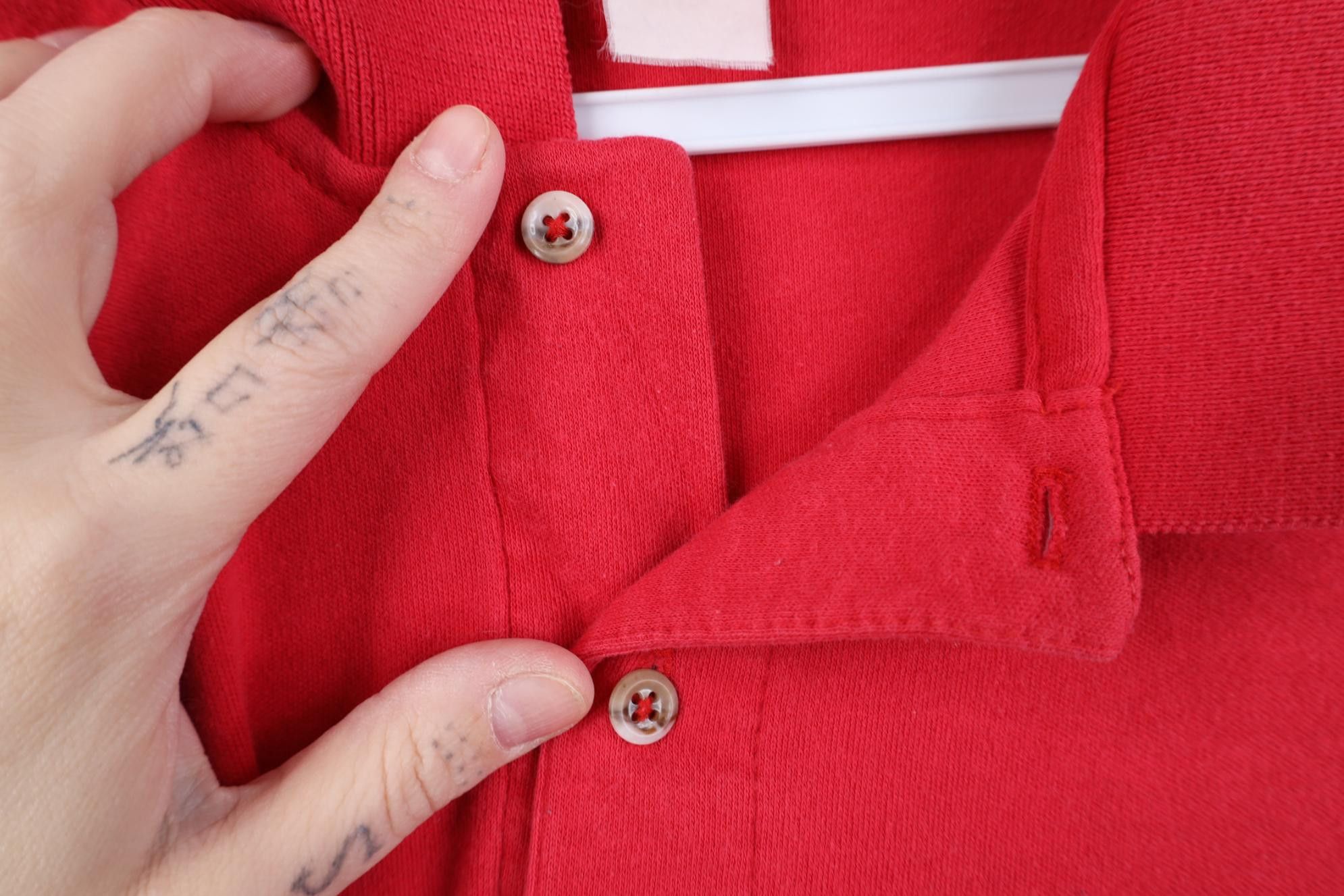 Vintage Vintage 80s 90s Beer King of Beers Golf Polo Shirt Red USA Size US XXL / EU 58 / 5 - 6 Thumbnail