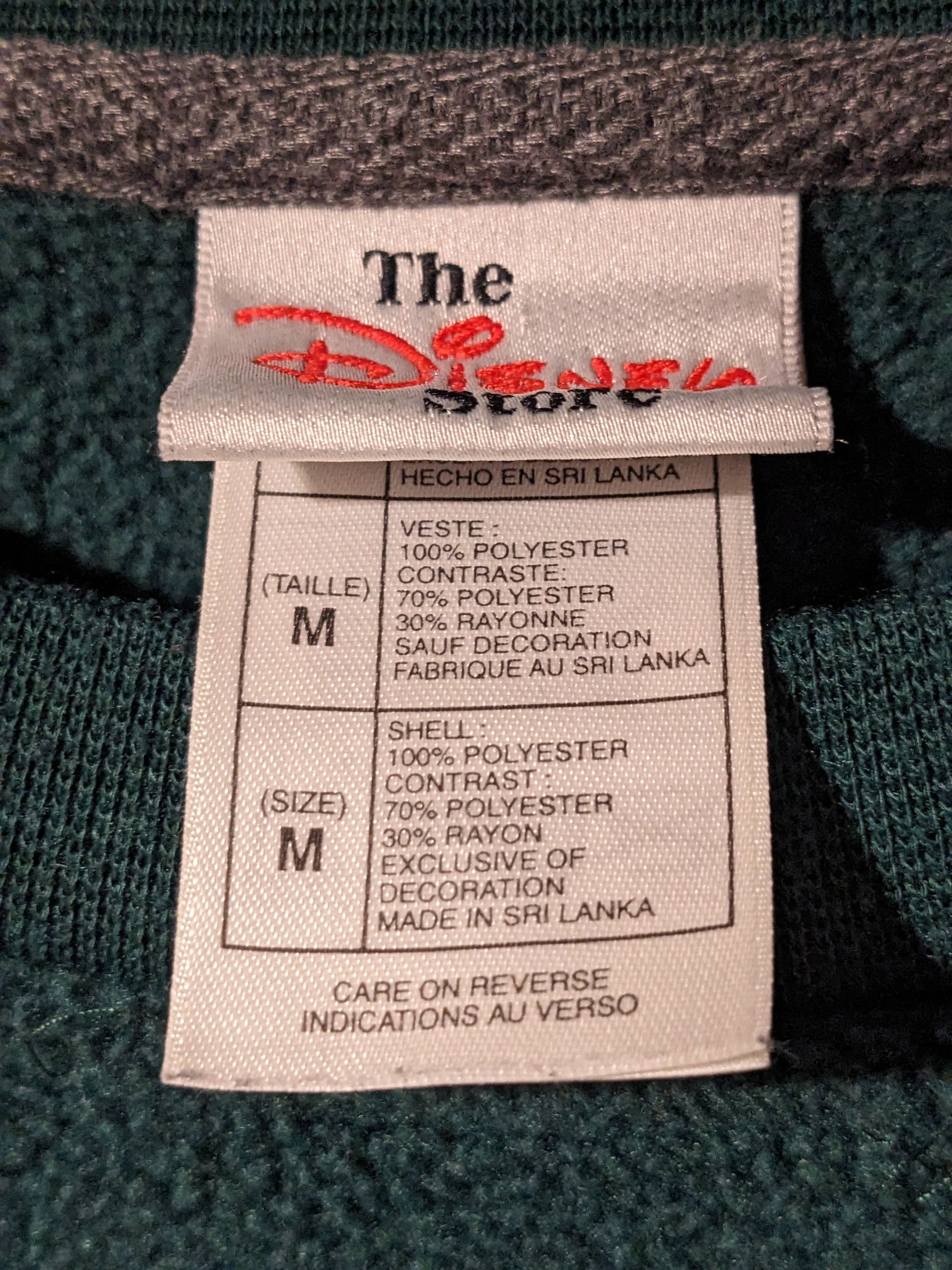 Disney × Vintage Vintage 90s Winnie the Pooh Eeyore Tigger Fleece Sweatshirt Size US M / EU 48-50 / 2 - 3 Thumbnail