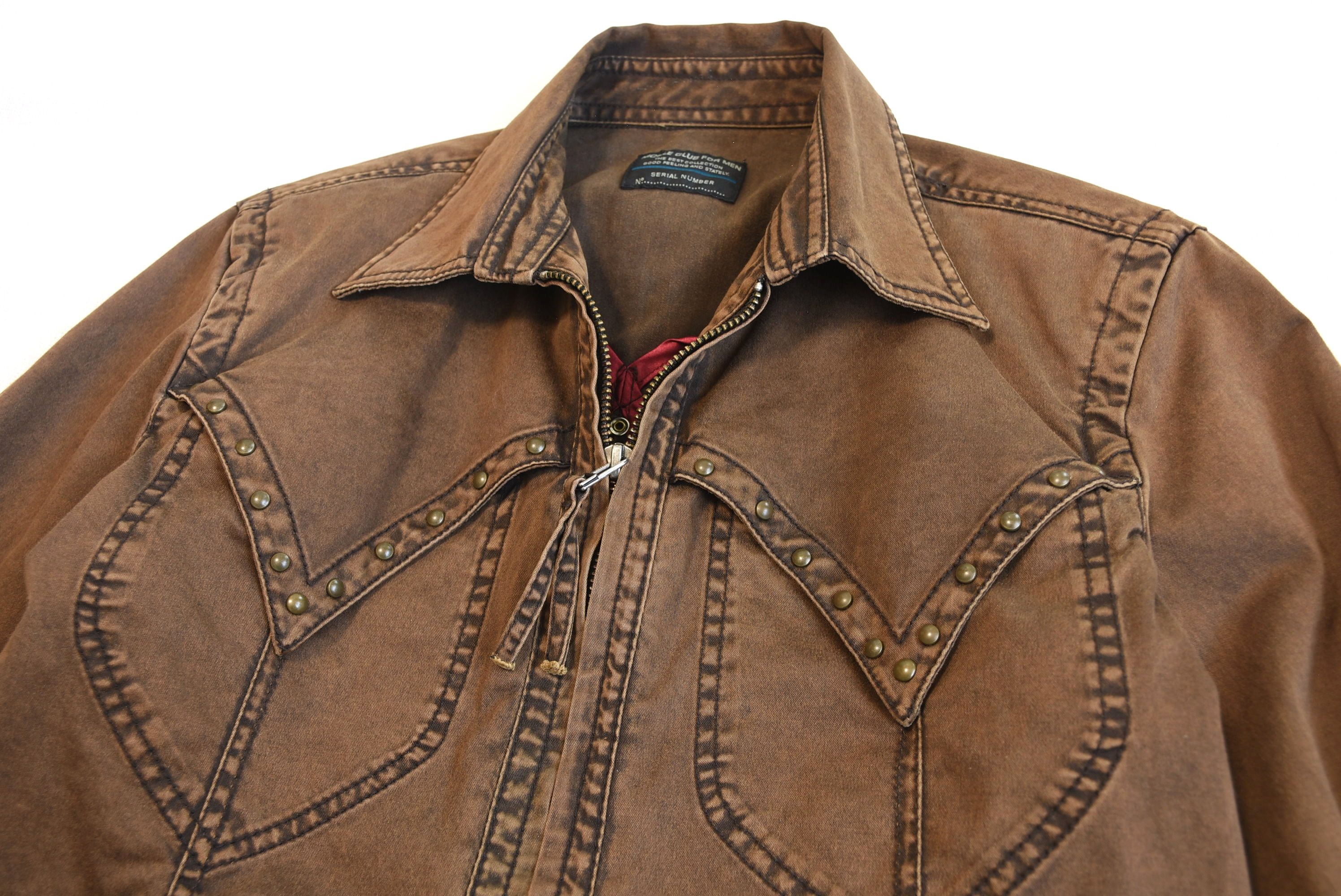 Japanese Brand Nicole Club For Men mudwash Jacket Size US S / EU 44-46 / 1 - 3 Thumbnail