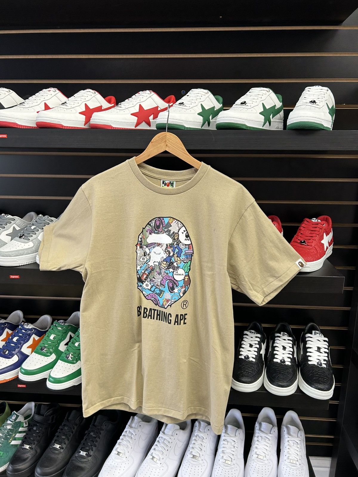 Bape A Bathing Ape Tee Size US L / EU 52-54 / 3 - 1 Thumbnail