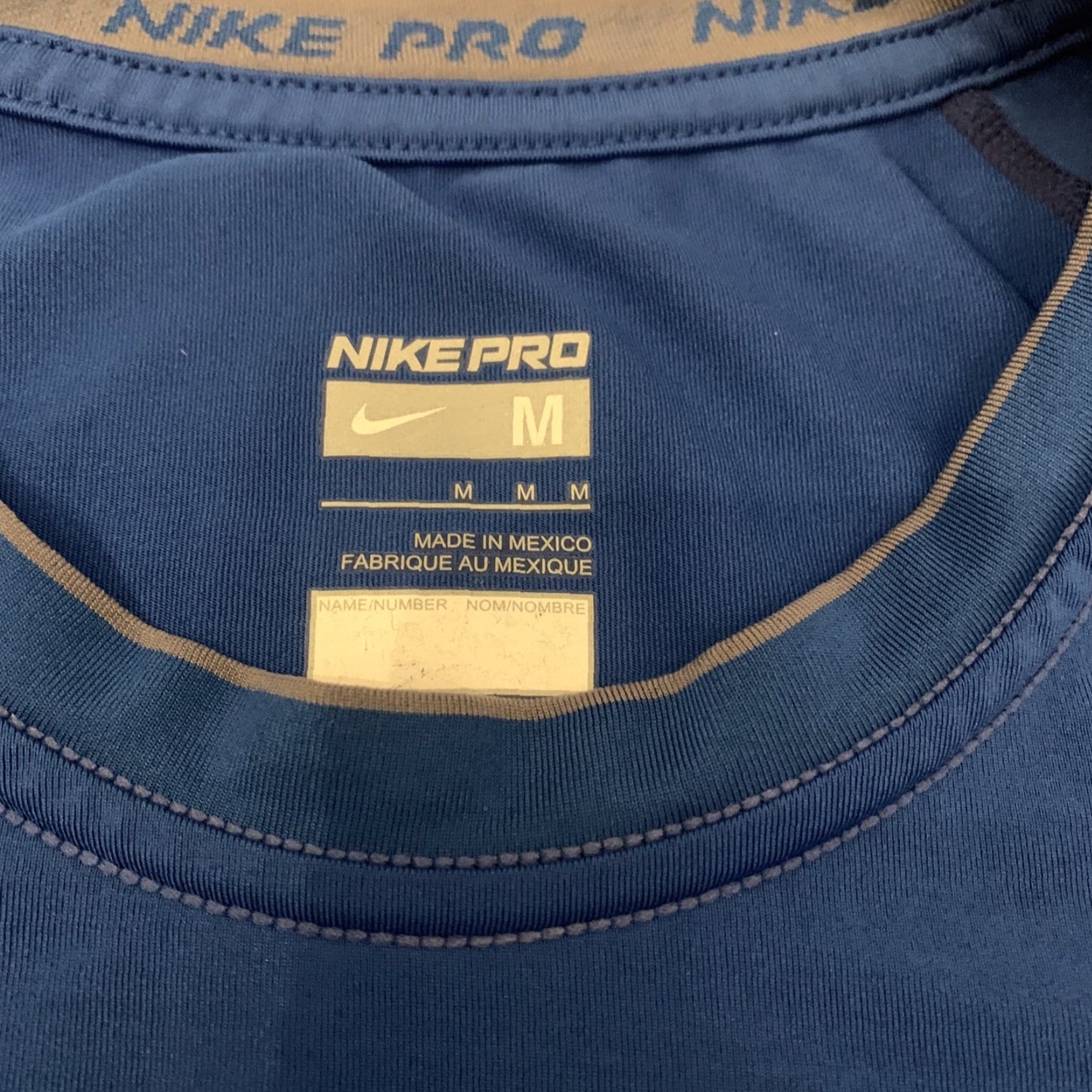 Nike Nike Pro Nike Fit Blue Active Men's T-Shirt - Size M Size US M / EU 48-50 / 2 - 4 Thumbnail