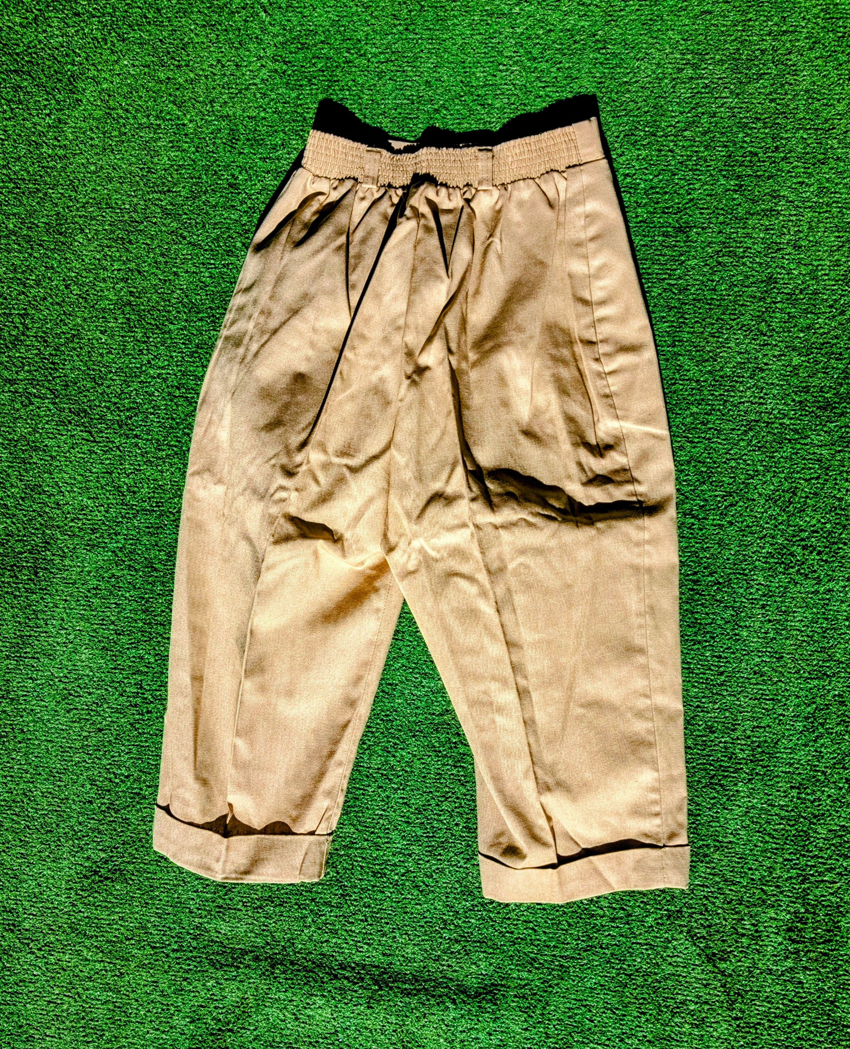 Vintage A Paquette VTG California Pleated Khaki Cut-Off Pants Petite Size 22" - 3 Thumbnail