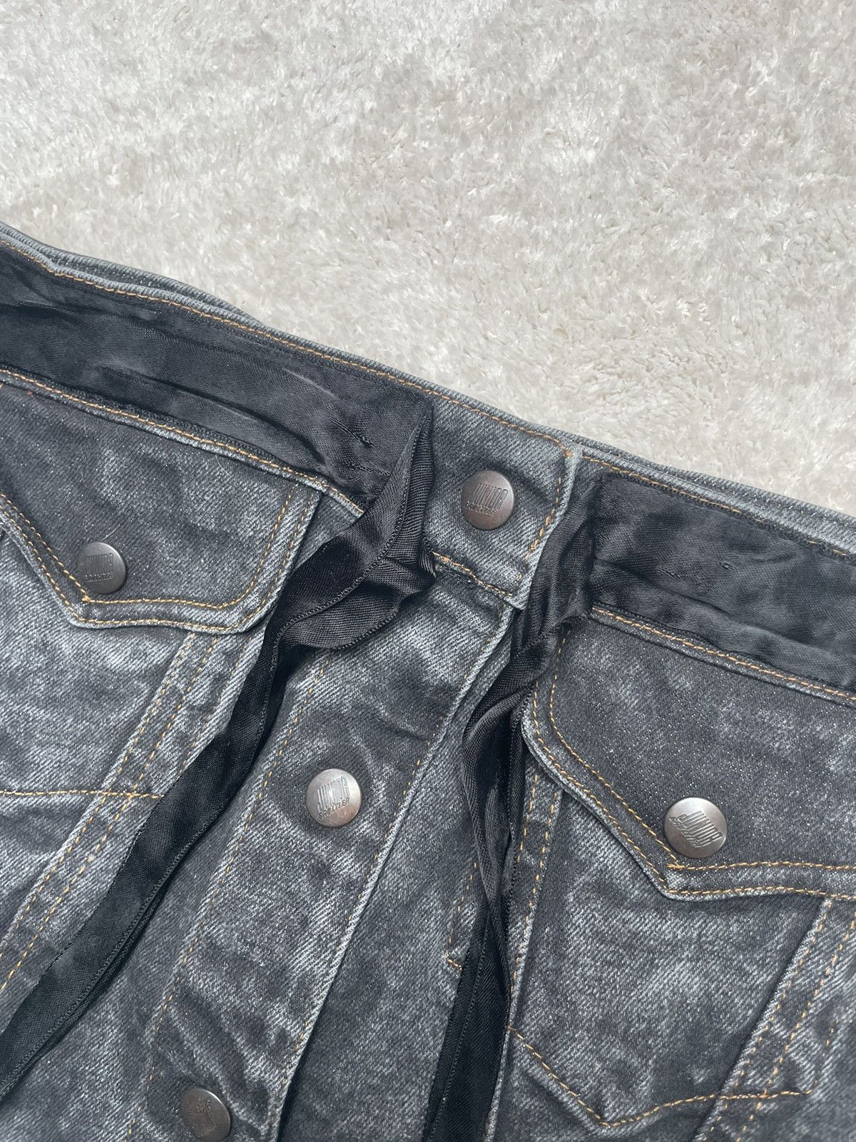 Jean Paul Gaultier 1980s Junior Gaultier denim buttoned top Size S / US 4 / IT 40 - 2 Thumbnail