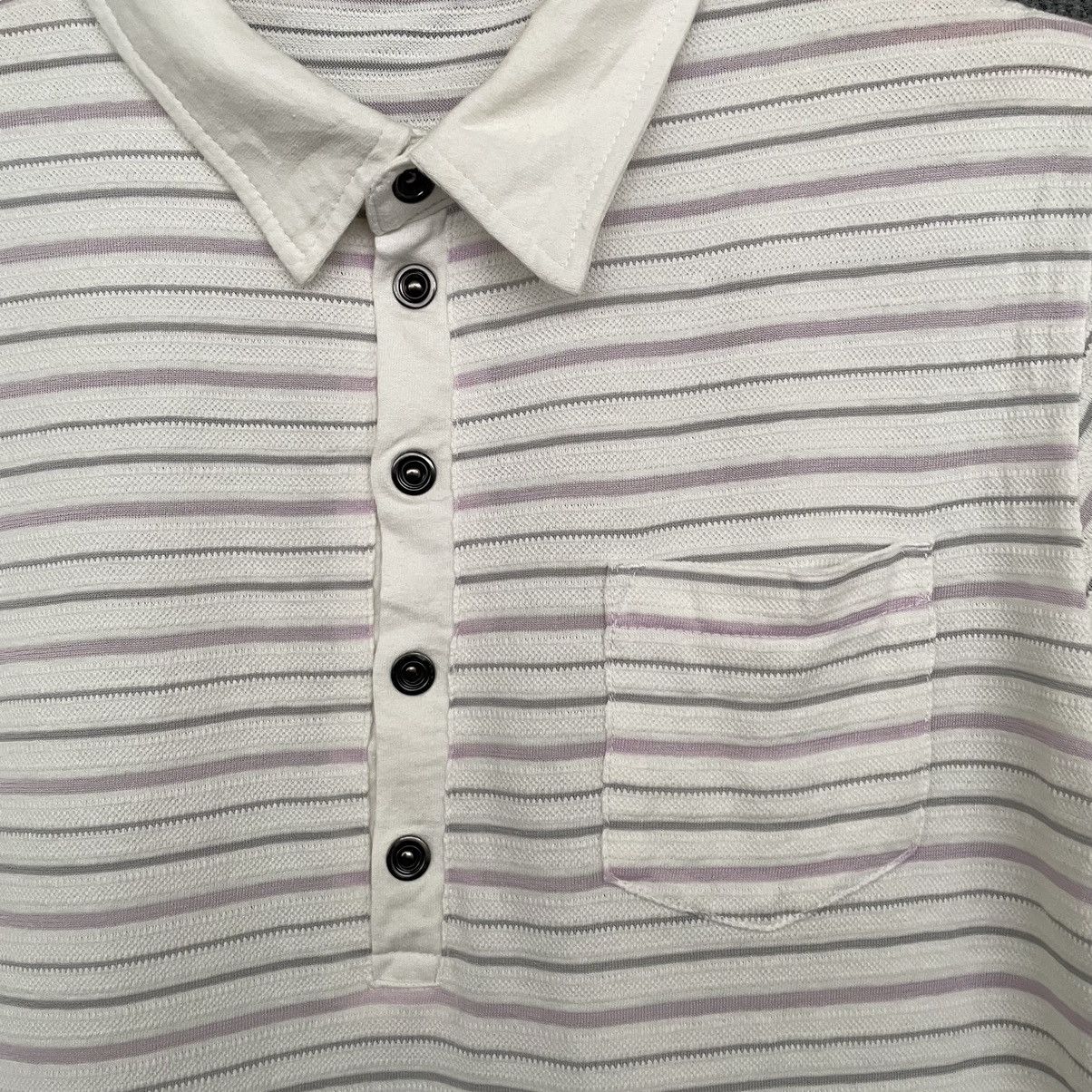 Hysteric Glamour × If Six Was Nine × semanticdesign Semantic Design Stripes Polo T Shirt Size US M / EU 48-50 / 2 - 2 Thumbnail