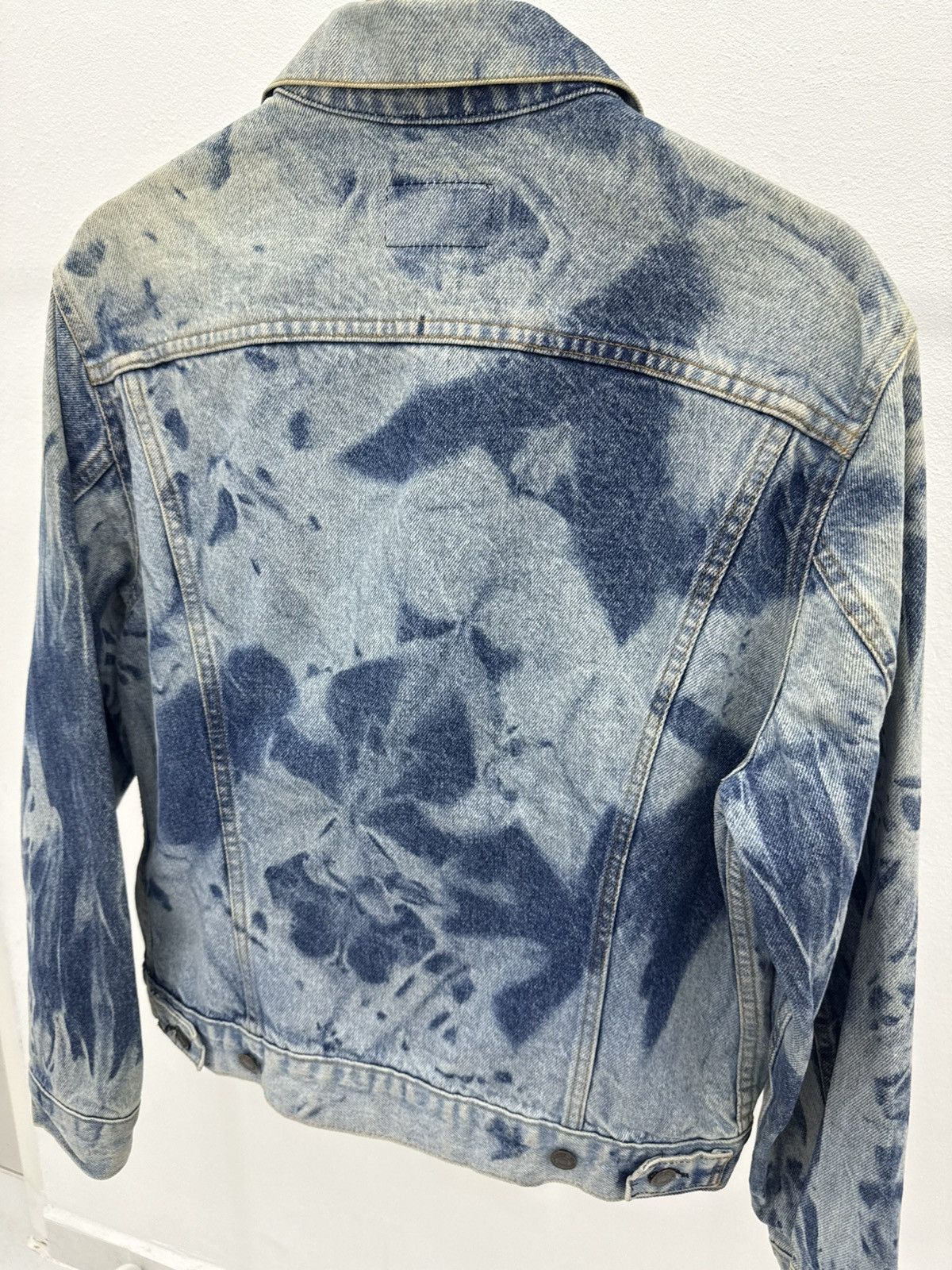 Levi's Rare! 80s Levis Red Label Type 3 Acid Wash Trucker Denim USA Size US M / EU 48-50 / 2 - 15 Thumbnail
