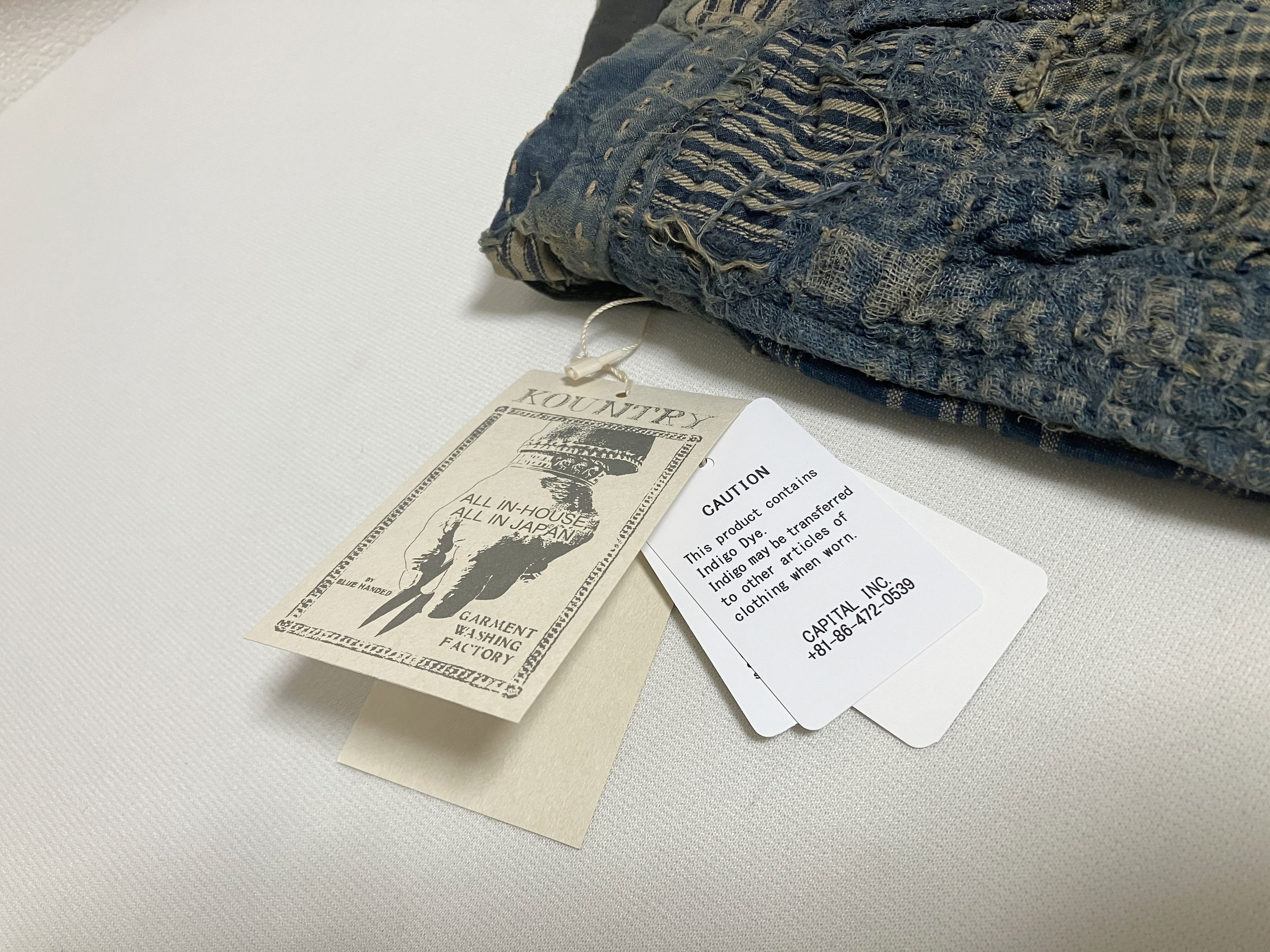Kapital Kapital BORO ivy short Pants shorts indigo size 3 new Size US 33 - 5 Thumbnail