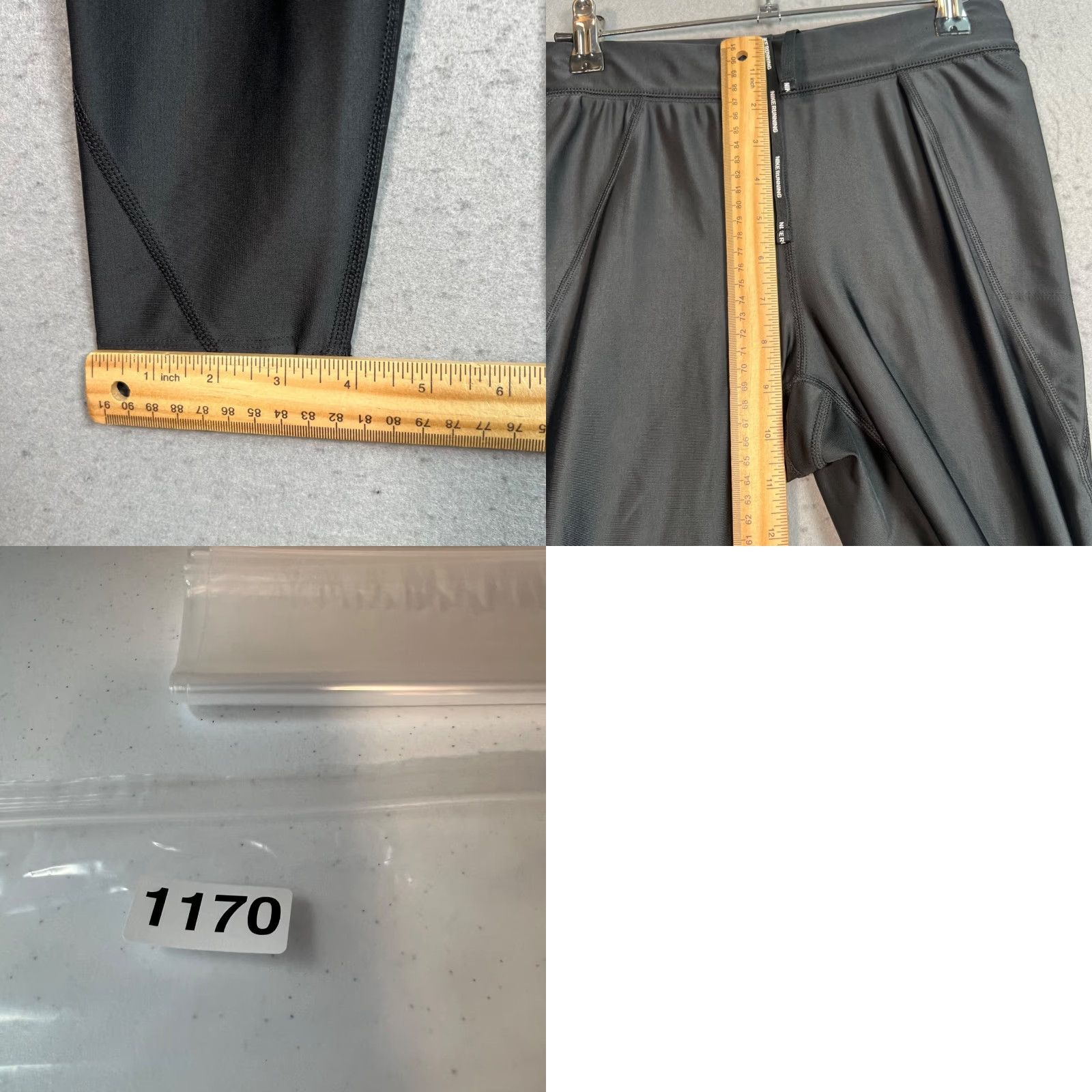 Nike Nike Dri-Fit Womens Black Running Tights Size Small with Drawstring Leggings Size ONE SIZE - 8 Thumbnail