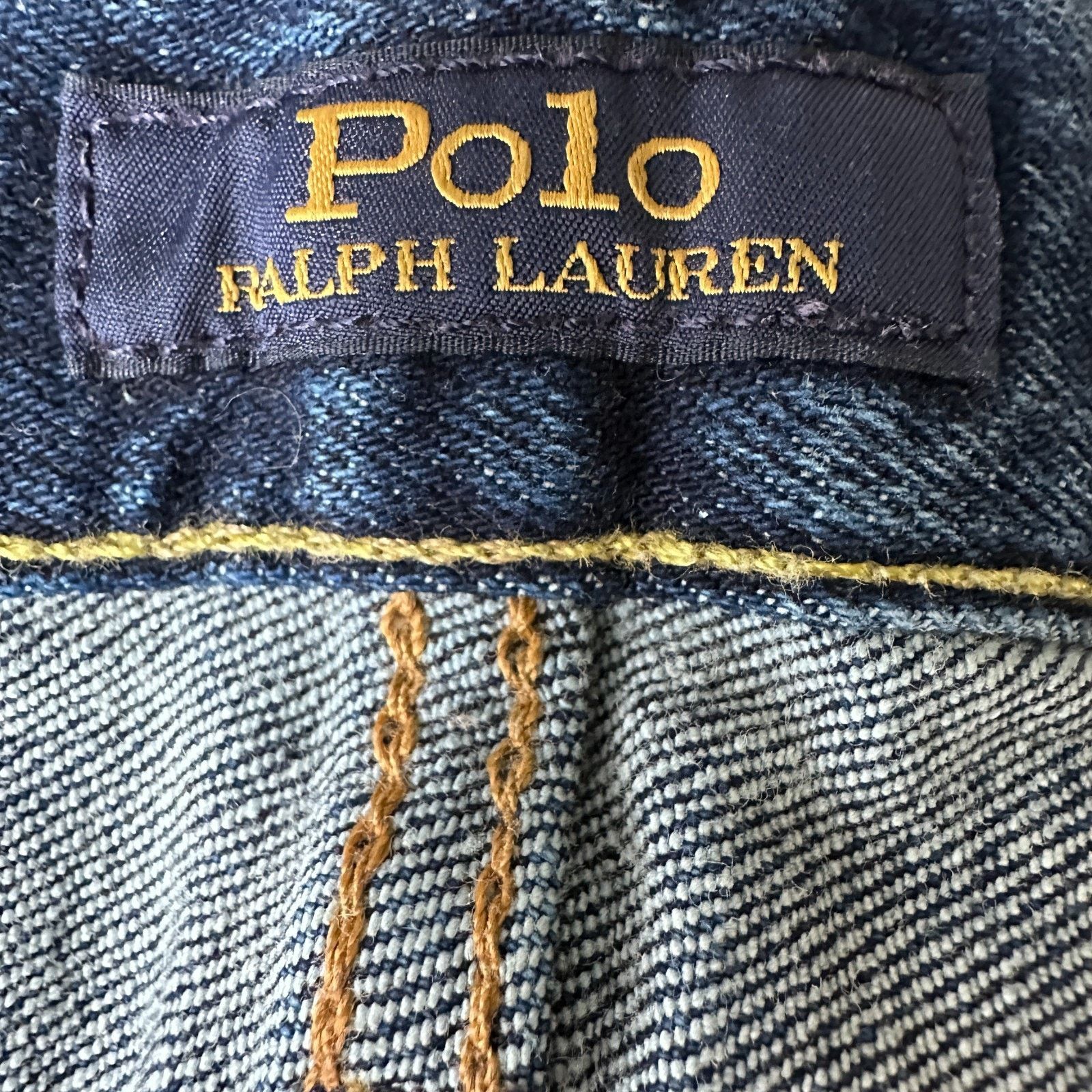 Polo Ralph Lauren Polo Ralph Lauren The Varick Straight Jeans Mens 34x30 Blue Size US 34 / EU 50 - 6 Thumbnail