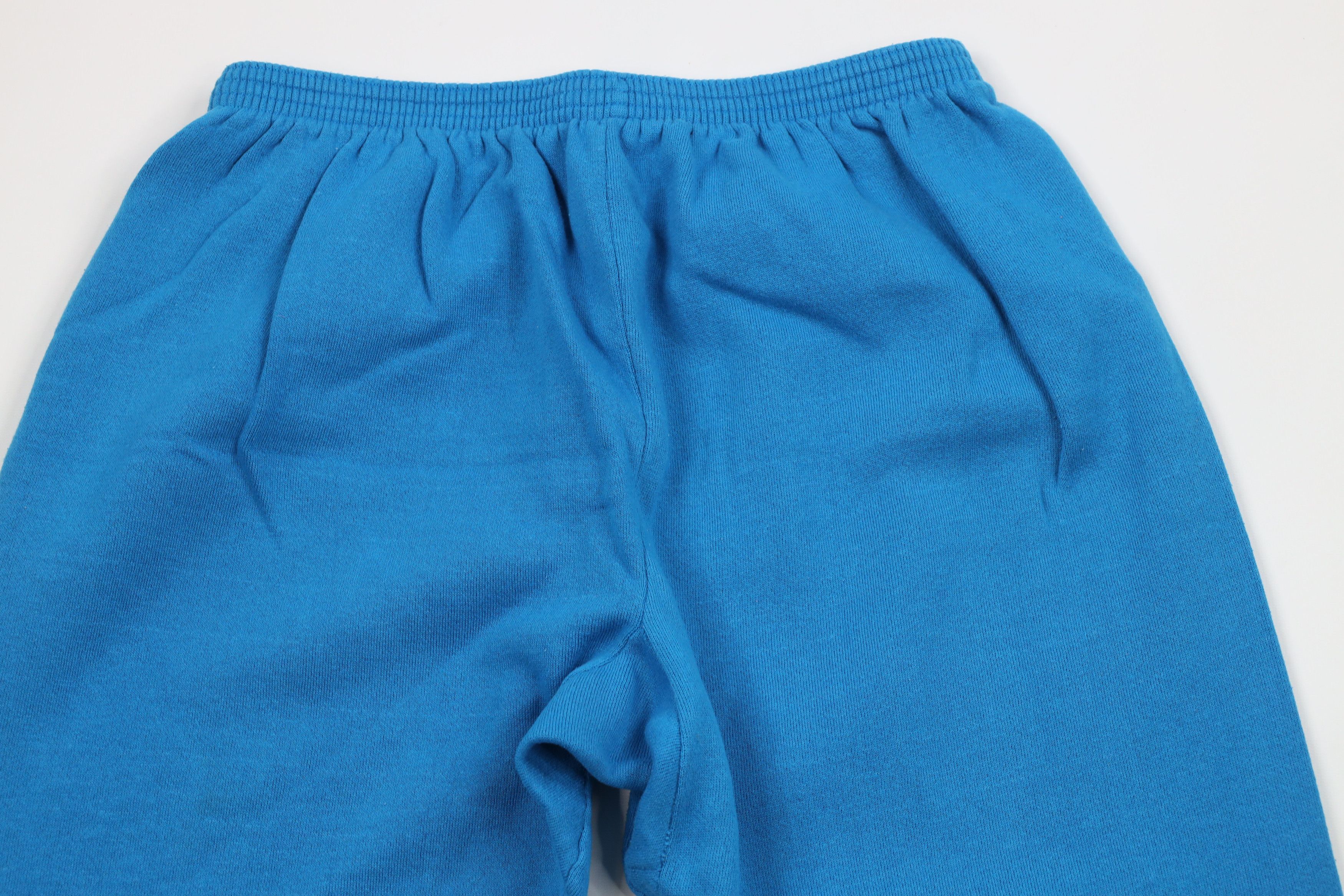 Vintage Vintage 70s 80s Streetwear Sweatpants Joggers Blue USA Size US 36 / EU 52 - 2 Thumbnail