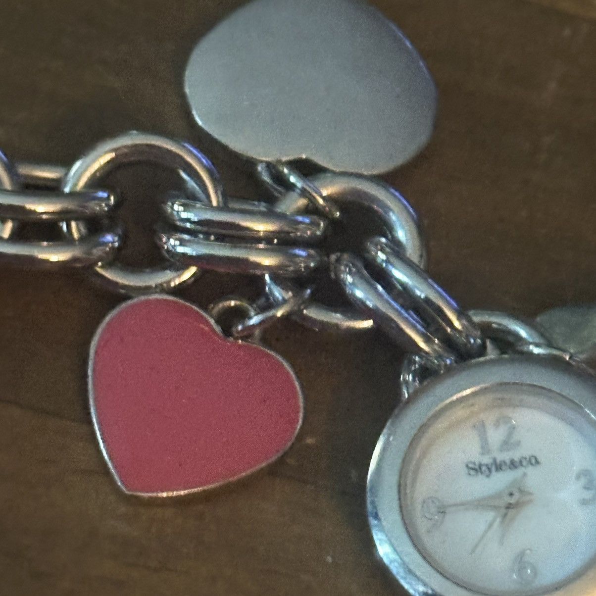 Style & Co Style & Co silver tone charm bracelet watch Size ONE SIZE - 6 Thumbnail