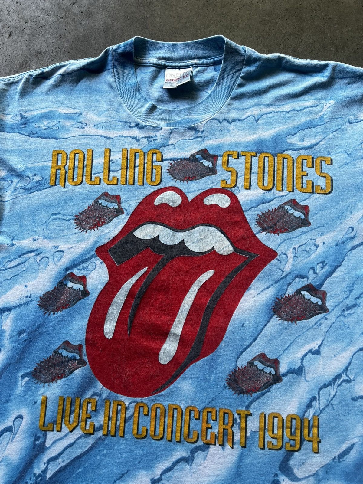 Vintage 1994 The Rolling Stones Voodoo Lounge Tour Band Tee Shirt Size US XL / EU 56 / 4 - 3 Thumbnail