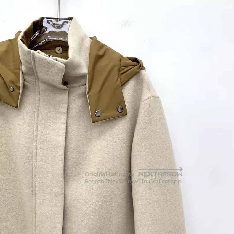 Loro Piana Loro Piana Bicolor Cashmere Hooded Long Sleeve Double-Side Size XXS / US 00 / IT 34 - 8 Thumbnail