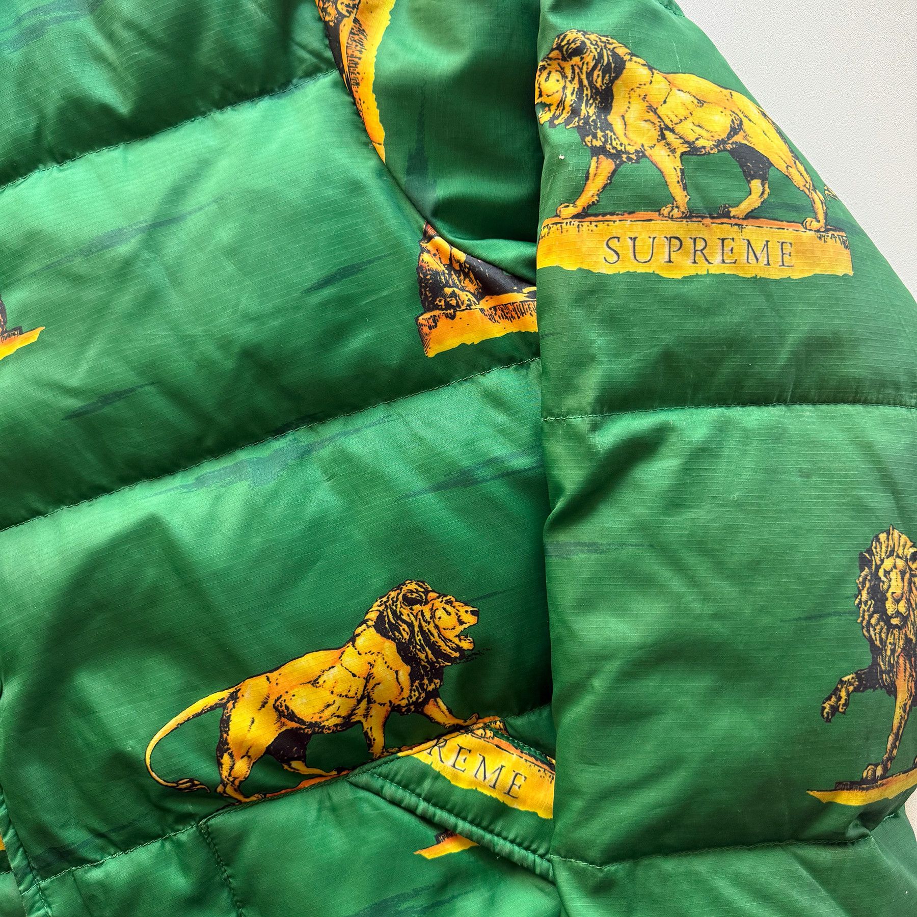 Supreme FW13 Lions Puffy Down Jacket Size US L / EU 52-54 / 3 - 14 Thumbnail