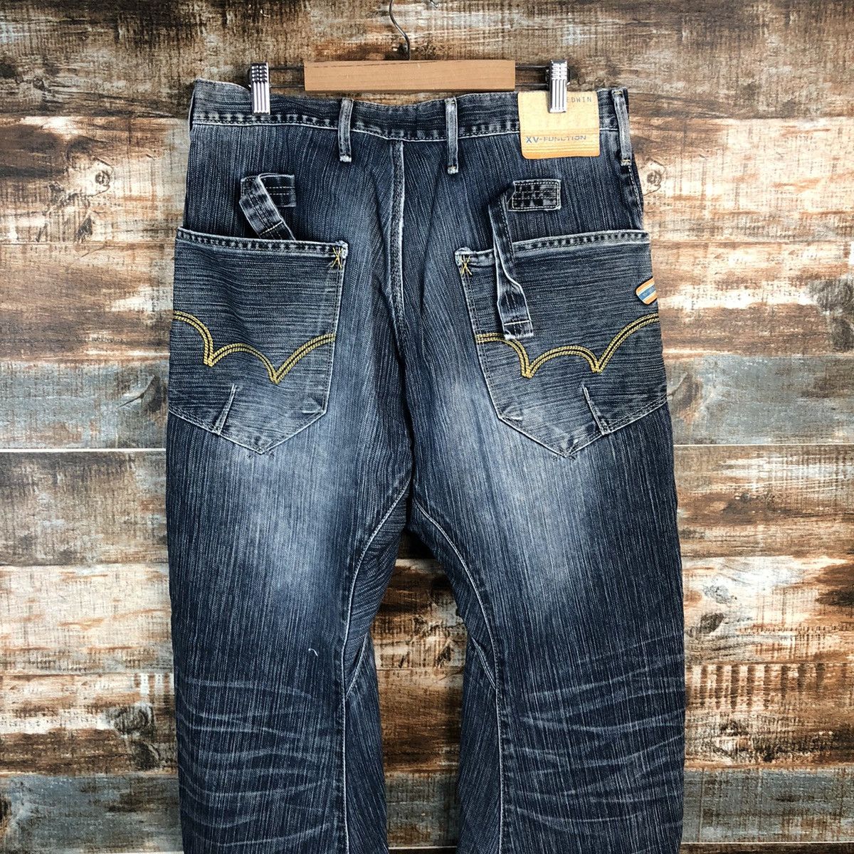 Edwin DLL Edwin Blue Distressed Denim Pants #C130 Size US 32 / EU 48 - 14 Thumbnail