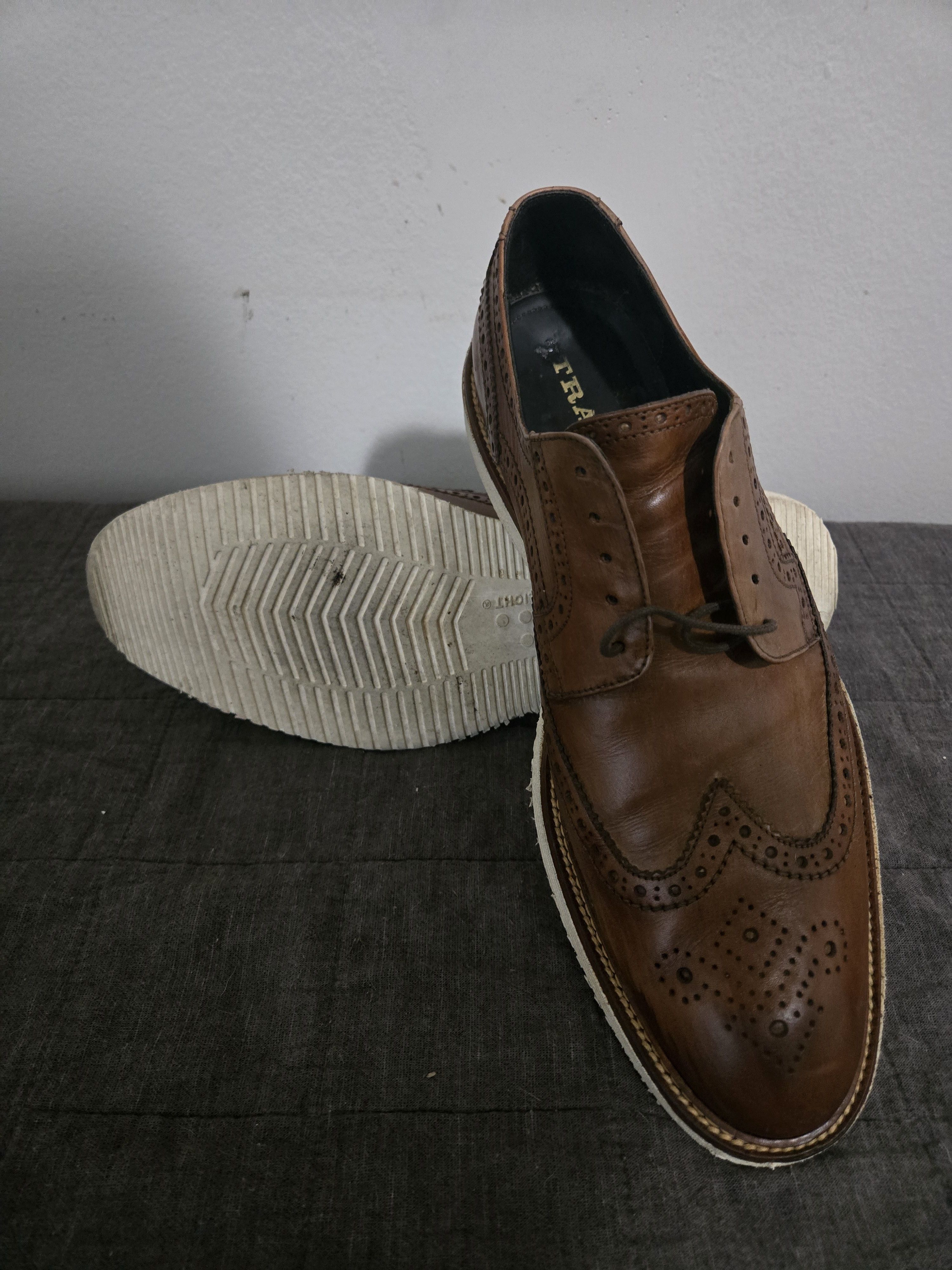 Trask 2019 -M13 - Trask Rogan Wingtip - Brown - XL Extralight Sole Size US 13 / EU 46 - 1 Thumbnail