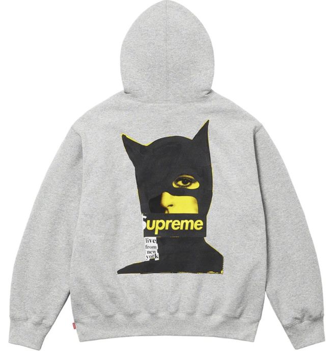 Supreme Supreme Catwoman Hooded Sweatshirt Hoodie Heather Grey XL