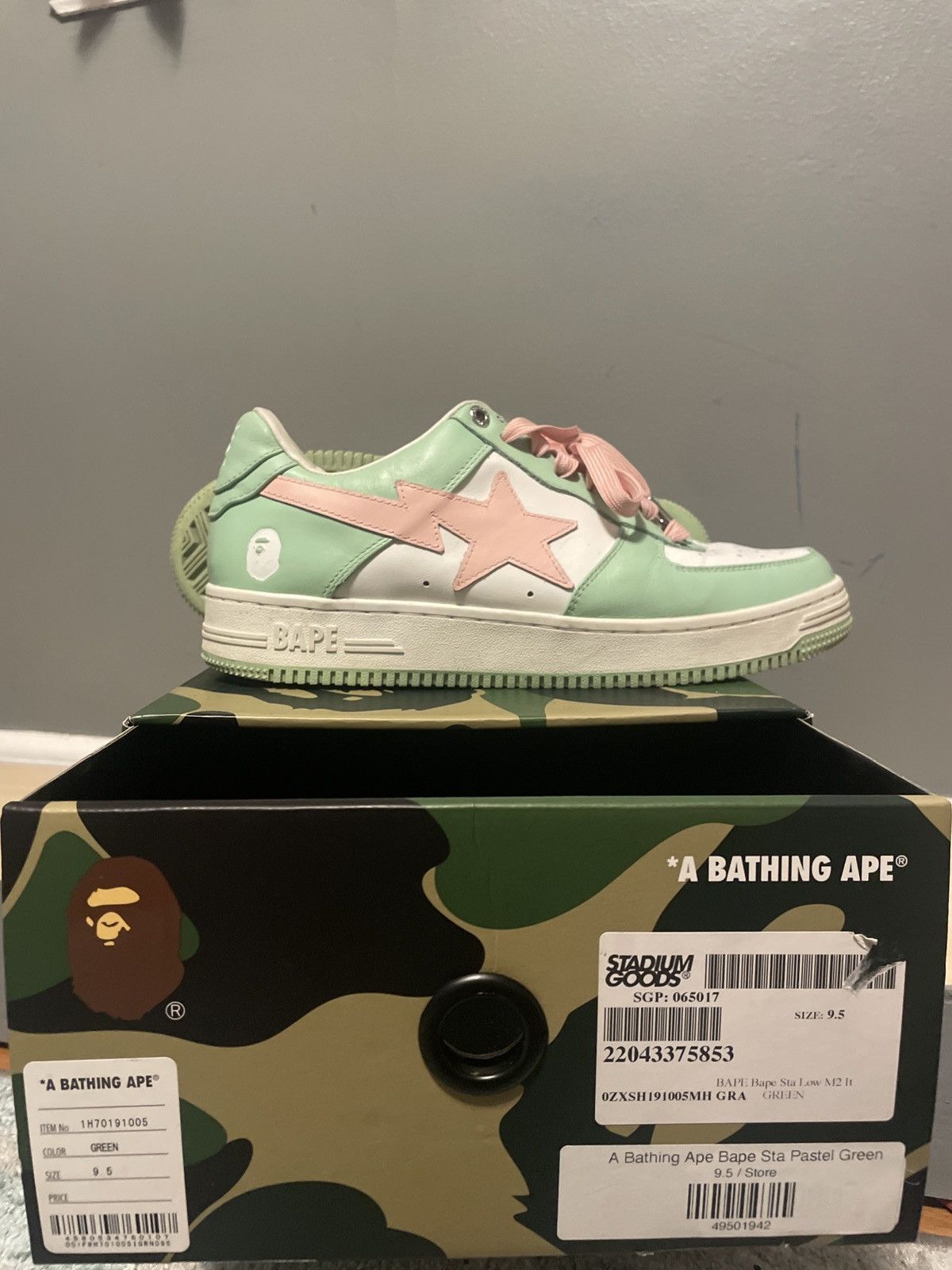 Bape BAPESTA LOW M2 Size US 9.5 / EU 42-43 - 6 Thumbnail