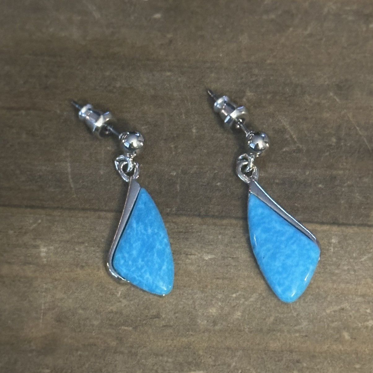 Other Turquoise dangle post earrings Size ONE SIZE - 4 Thumbnail
