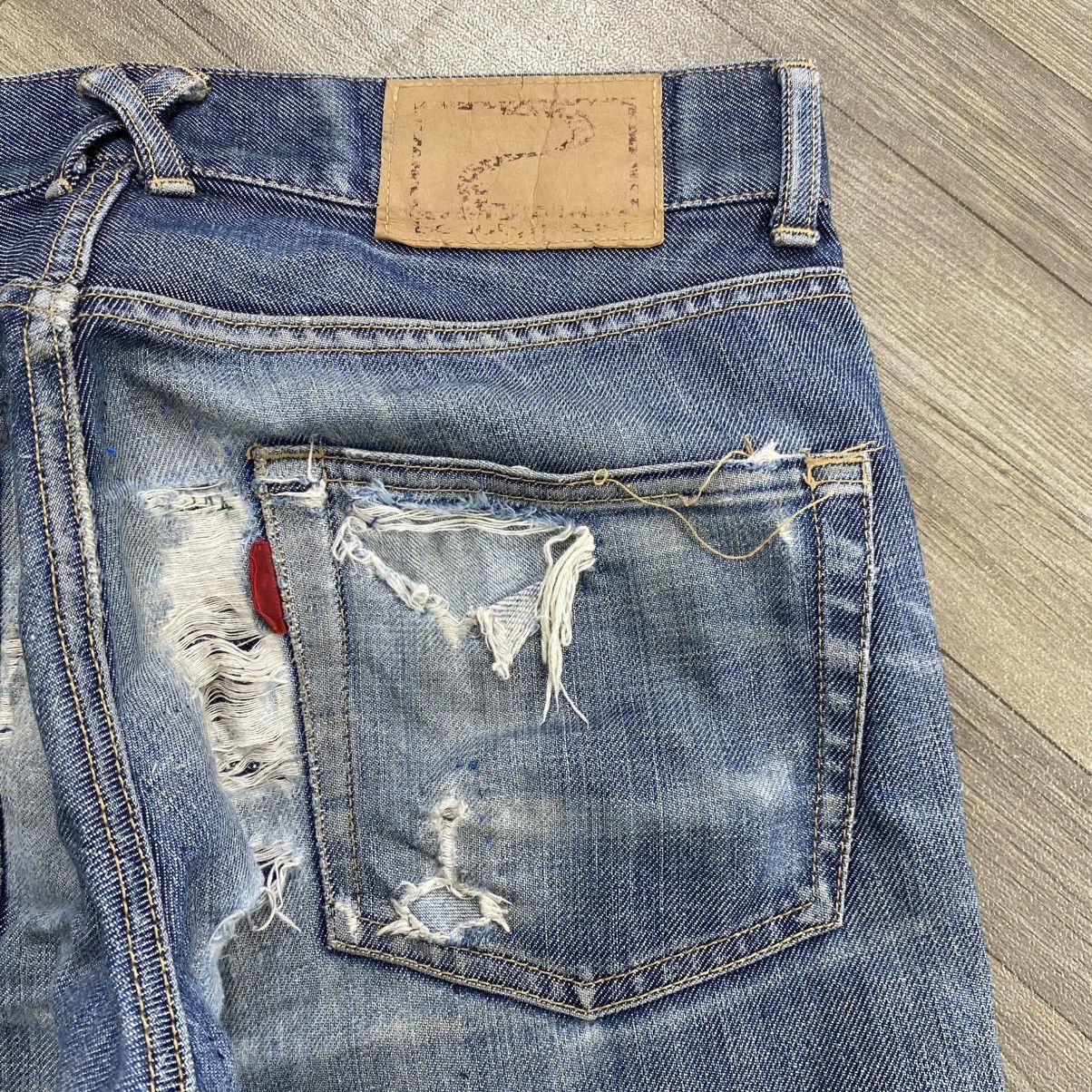 Beauty Beast 90s Beauty Beast Distressed Punk Lgb Goa Grunge Denim Pants Size US 32 / EU 48 - 18 Thumbnail