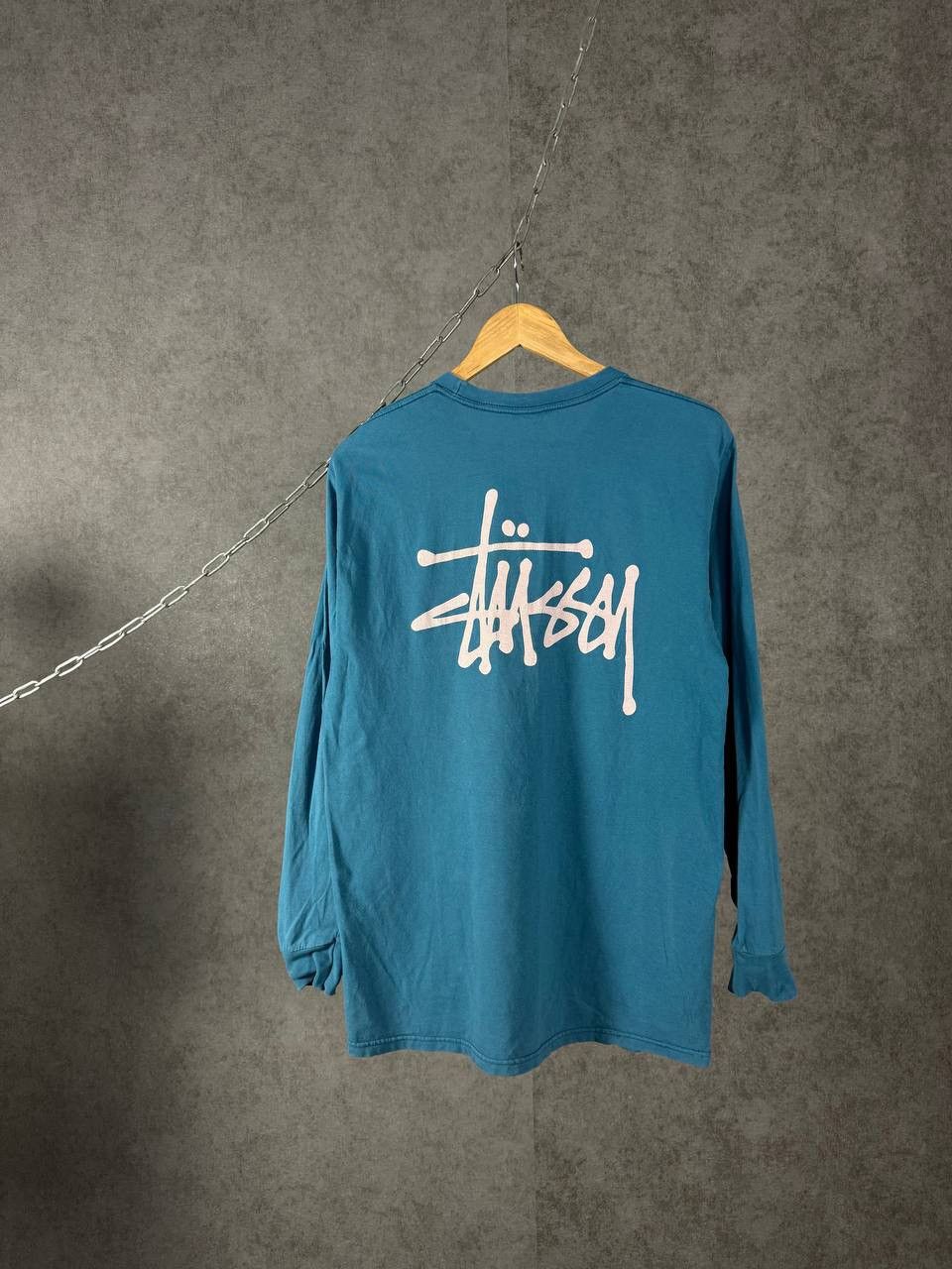Stussy Stussy designer big logo longsleeve Size US S / EU 44-46 / 1 - 1 Thumbnail