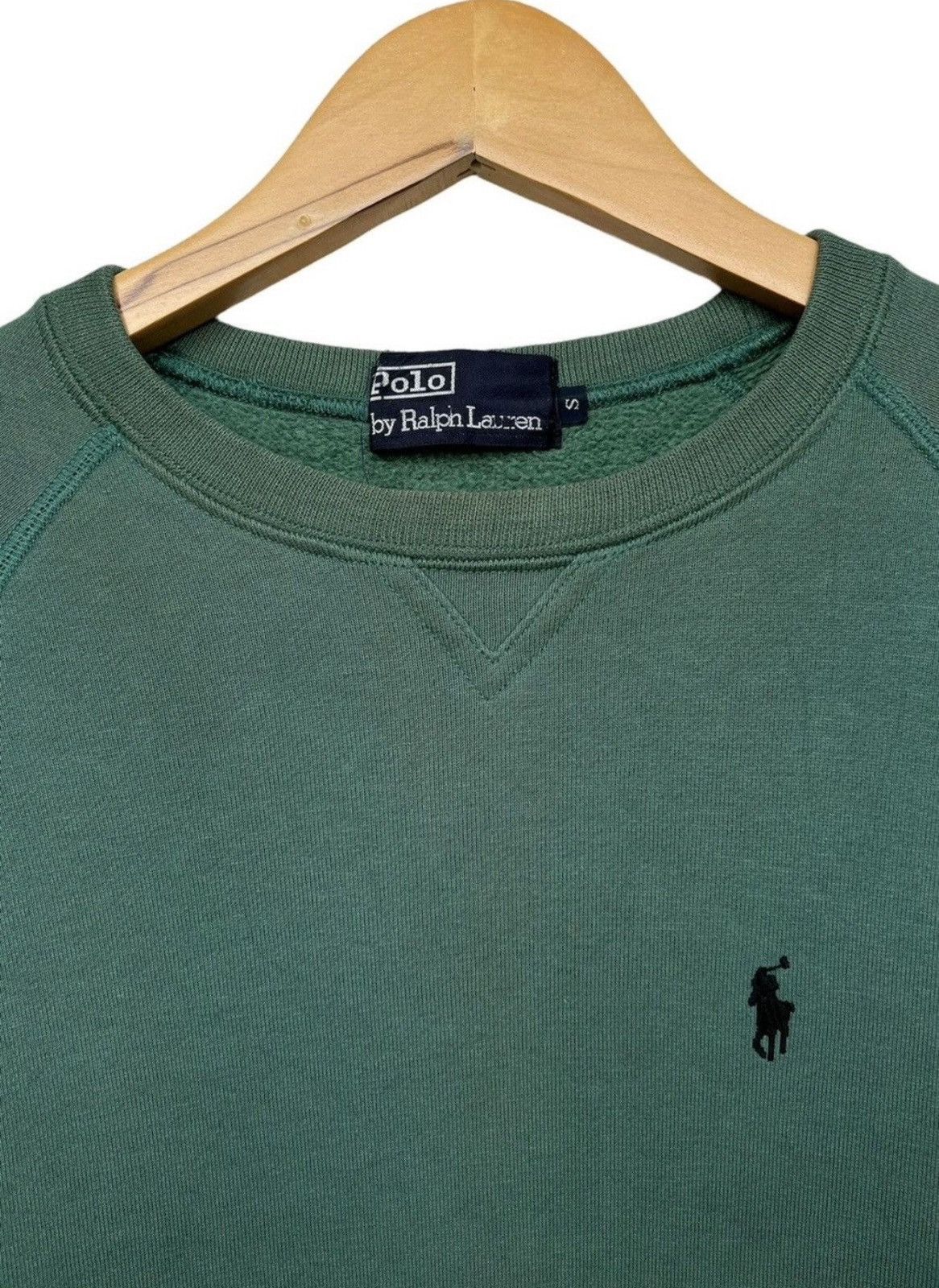 Polo Ralph Lauren × Vintage Vintage Polo Ralph Lauren Mini Logo Green Sweatshirt Size US S / EU 44-46 / 1 - 5 Thumbnail