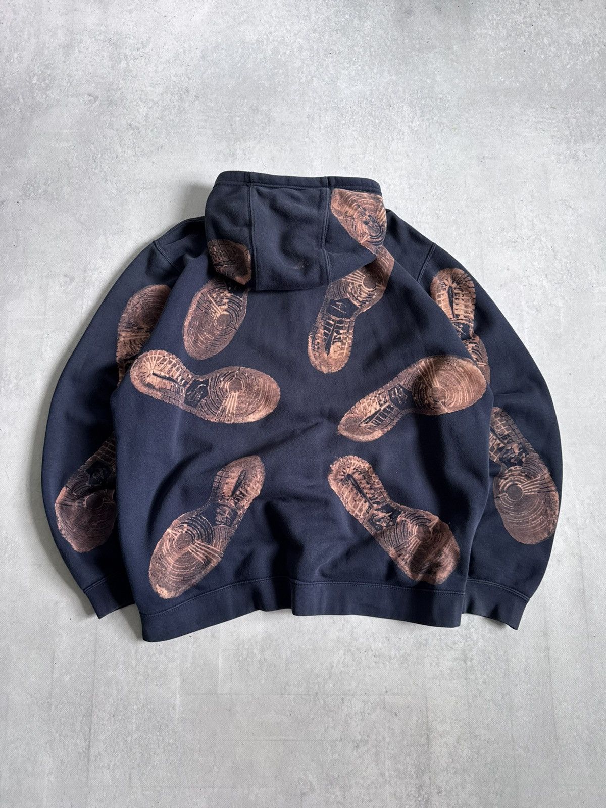 Nike Vintage Nike Dunk Step Custom Print Y2K Oversized Zip Hoodie Size US XL / EU 56 / 4 - 9 Thumbnail