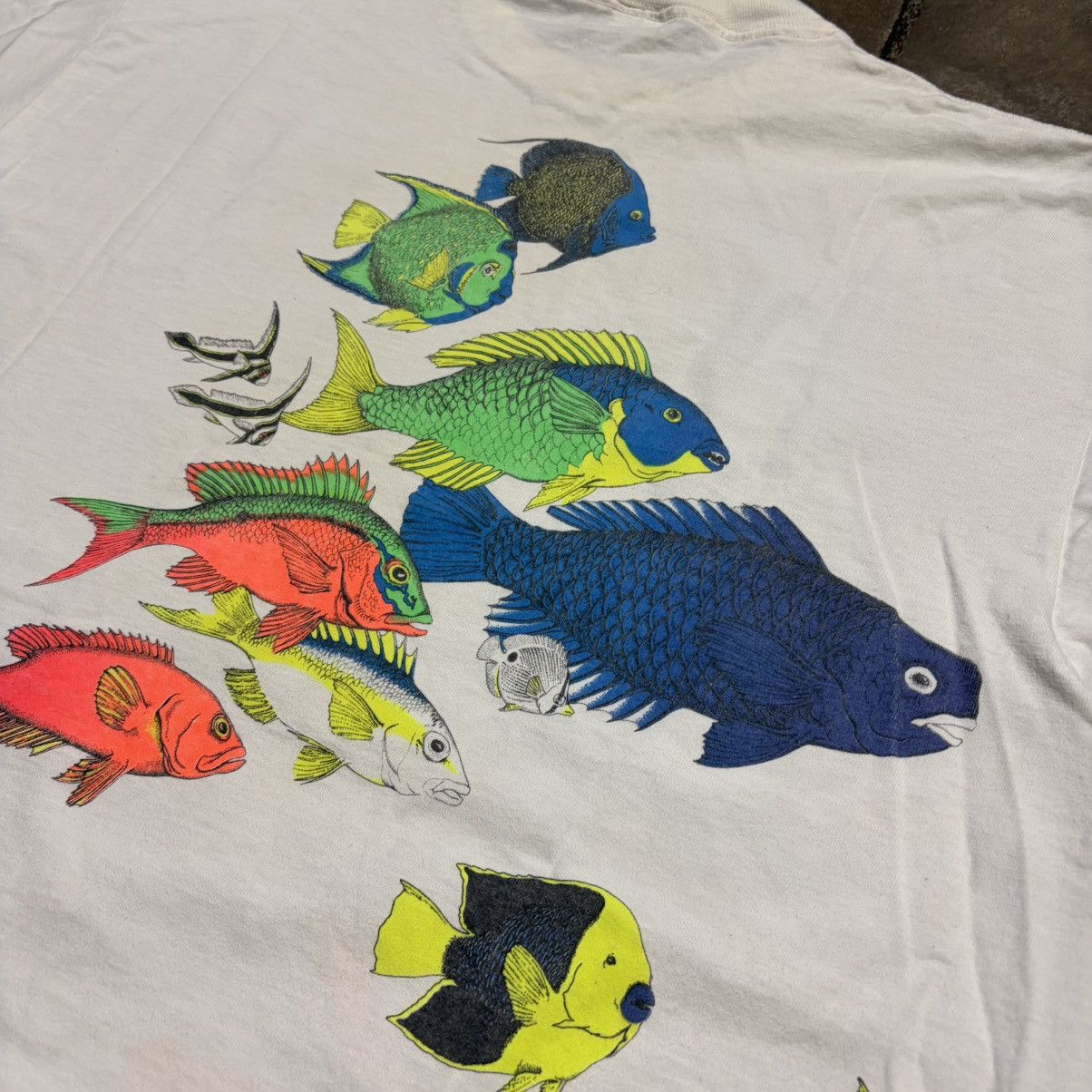 Vintage Vintage Cayman Islands Tropical Fish T shirt Reef 90s USA Size US XXL / EU 58 / 5 - 8 Thumbnail