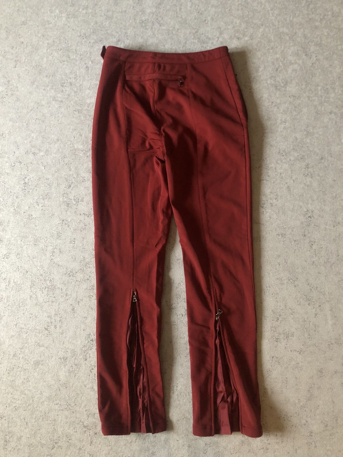 Designer × Prada × Vintage VINTAGE PRADA SPORT RED TAB PANTS Size 26" / US 2 / IT 38 - 2 Thumbnail