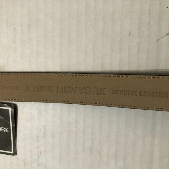Jones New York Jones New York women's new black leather belt size: L Size ONE SIZE - 3 Thumbnail