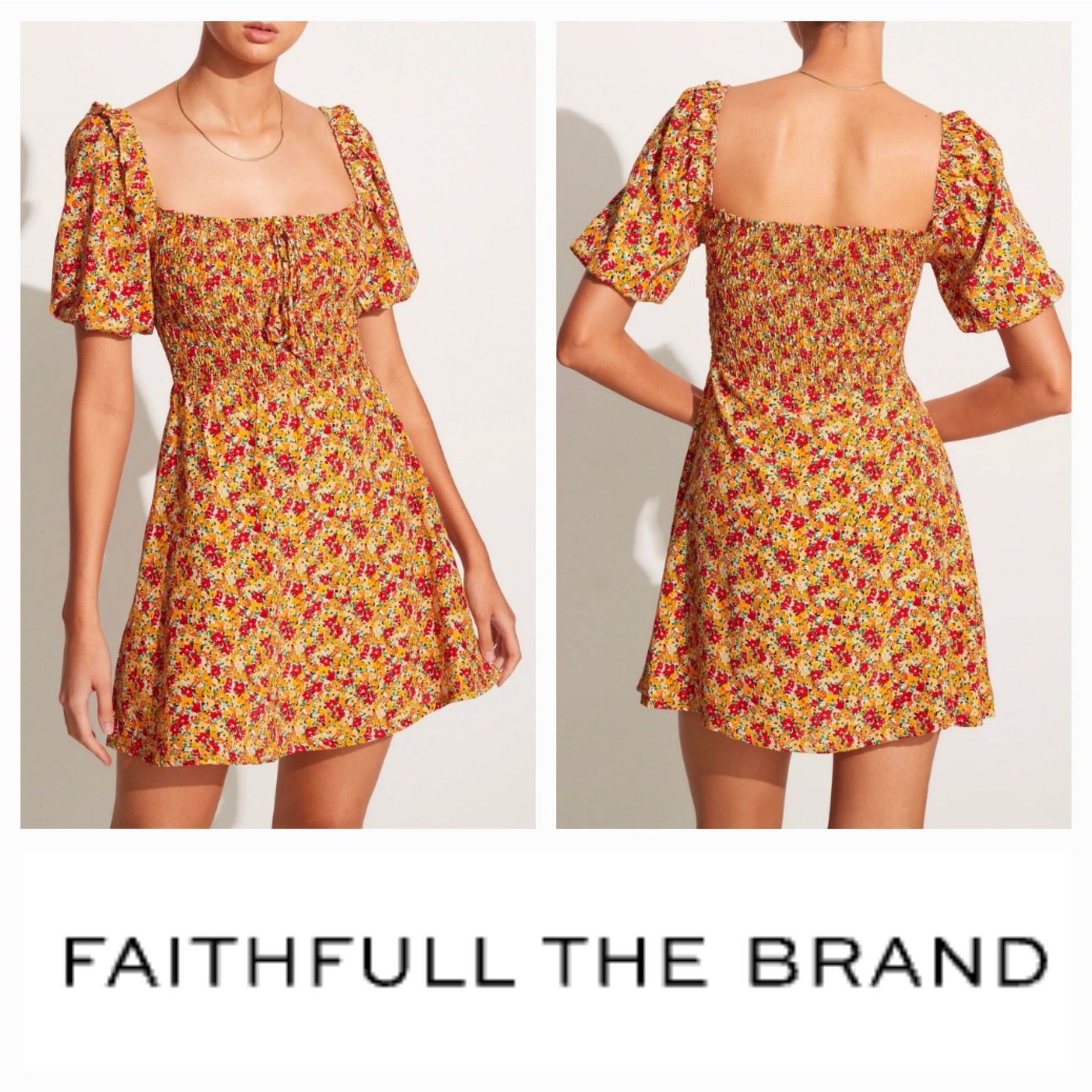 FAITHFULL NWT Faithfull the Brand Il Carro La Gomera Mini Dress Sz. 8 Size M / US 6-8 / IT 42-44 - 1 Thumbnail