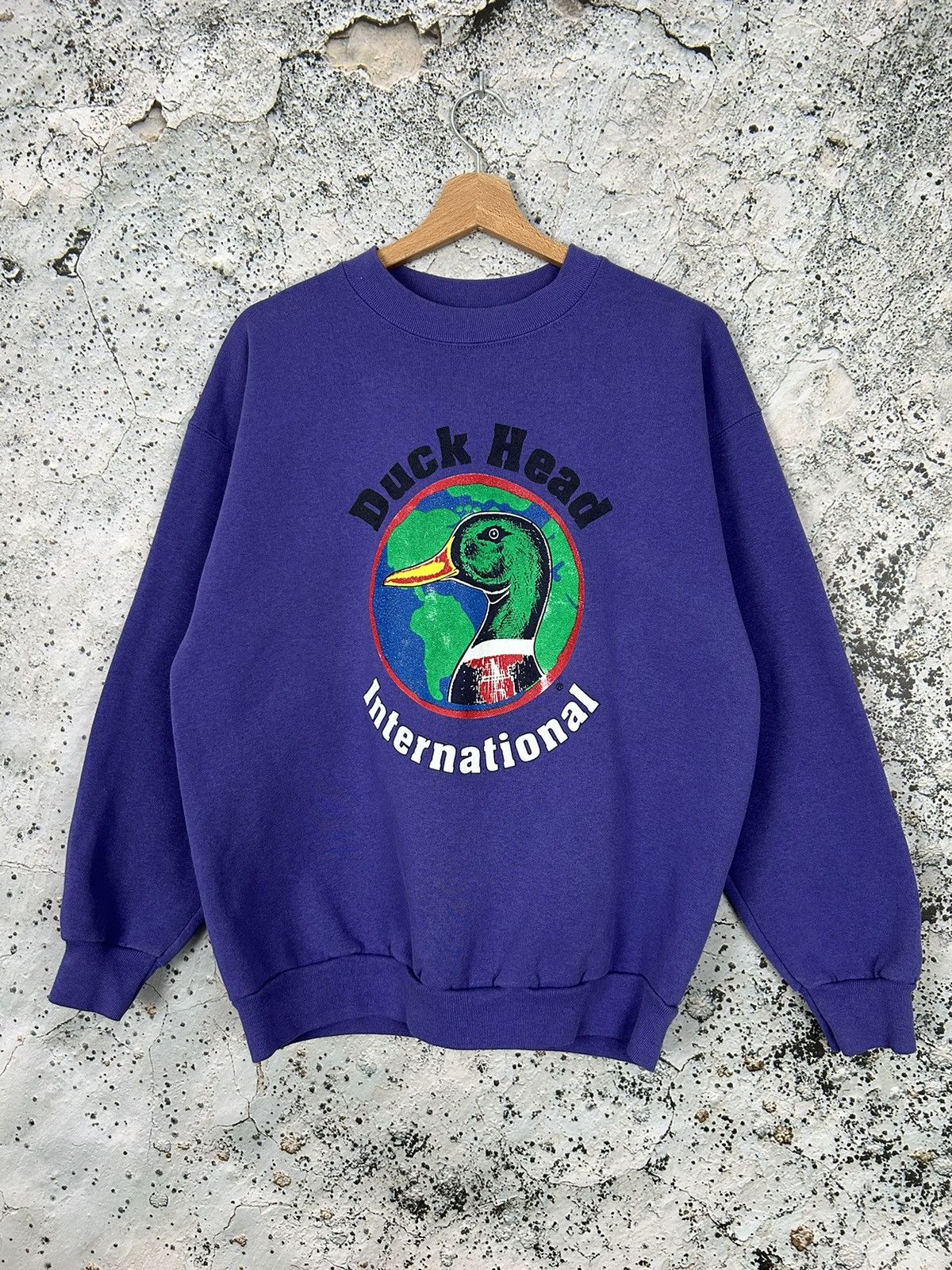 Vintage Vintage Made in USA Duckhead USA Boxy Crewneck 90s Rare Size US L / EU 52-54 / 3 - 1 Thumbnail