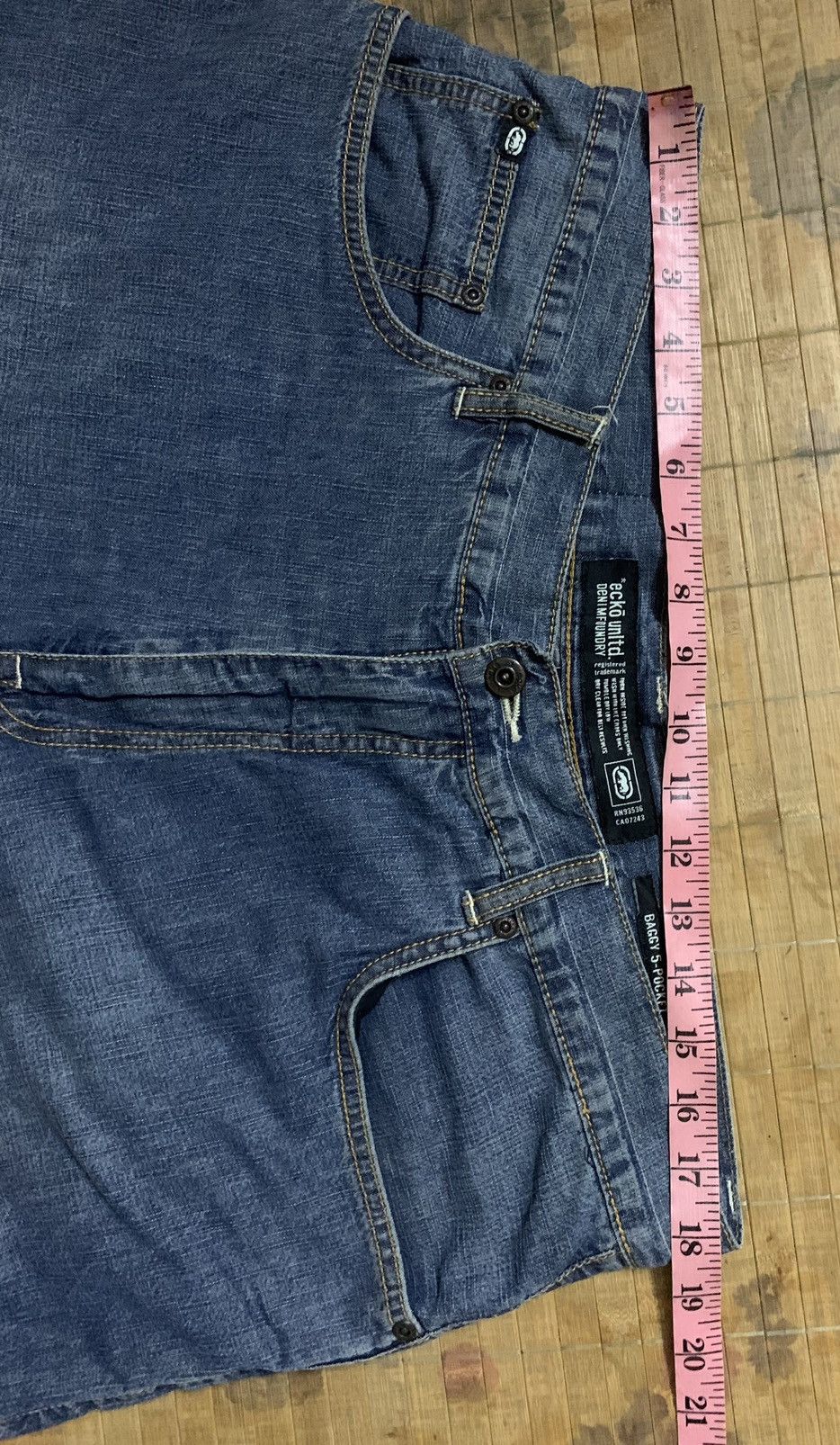 Ecko Unltd. Ecko Unltd Baggy 5 Pocket Soft Denim Pants Size US 36 / EU 52 - 22 Thumbnail