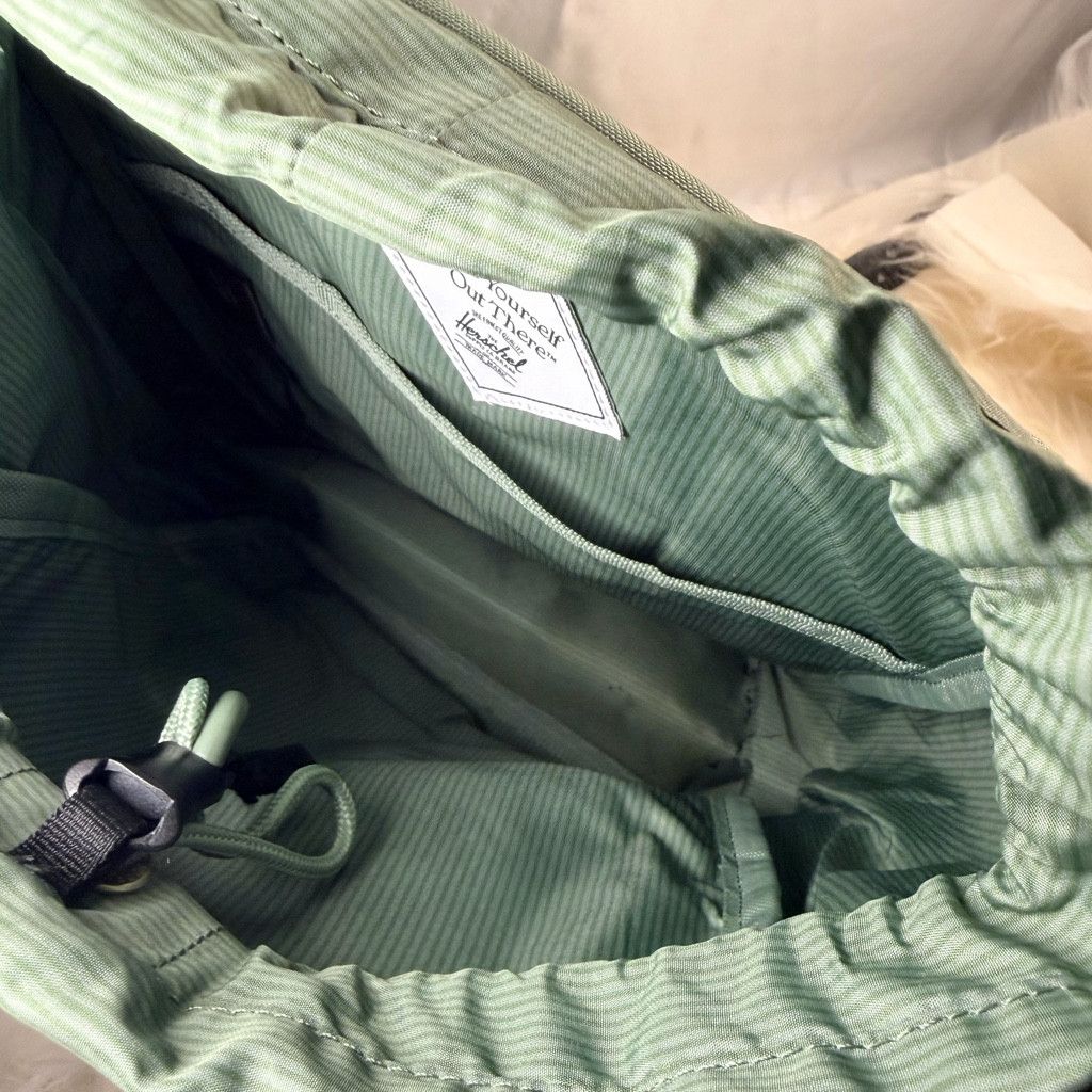 The Unbranded Brand Herschel Backpack – Sage Green Classic w/ Buckle Detail Size ONE SIZE - 5 Thumbnail