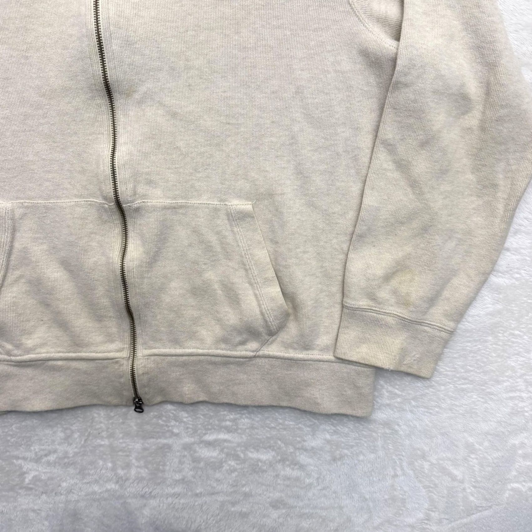 Polo Ralph Lauren Polo Ralph Lauren Hoodie Jacket 2XL Beige Full Zip Fleece Polo Logo Embroidered Sweatshirt Mens Size US XXL / EU 58 / 5 - 4 Thumbnail