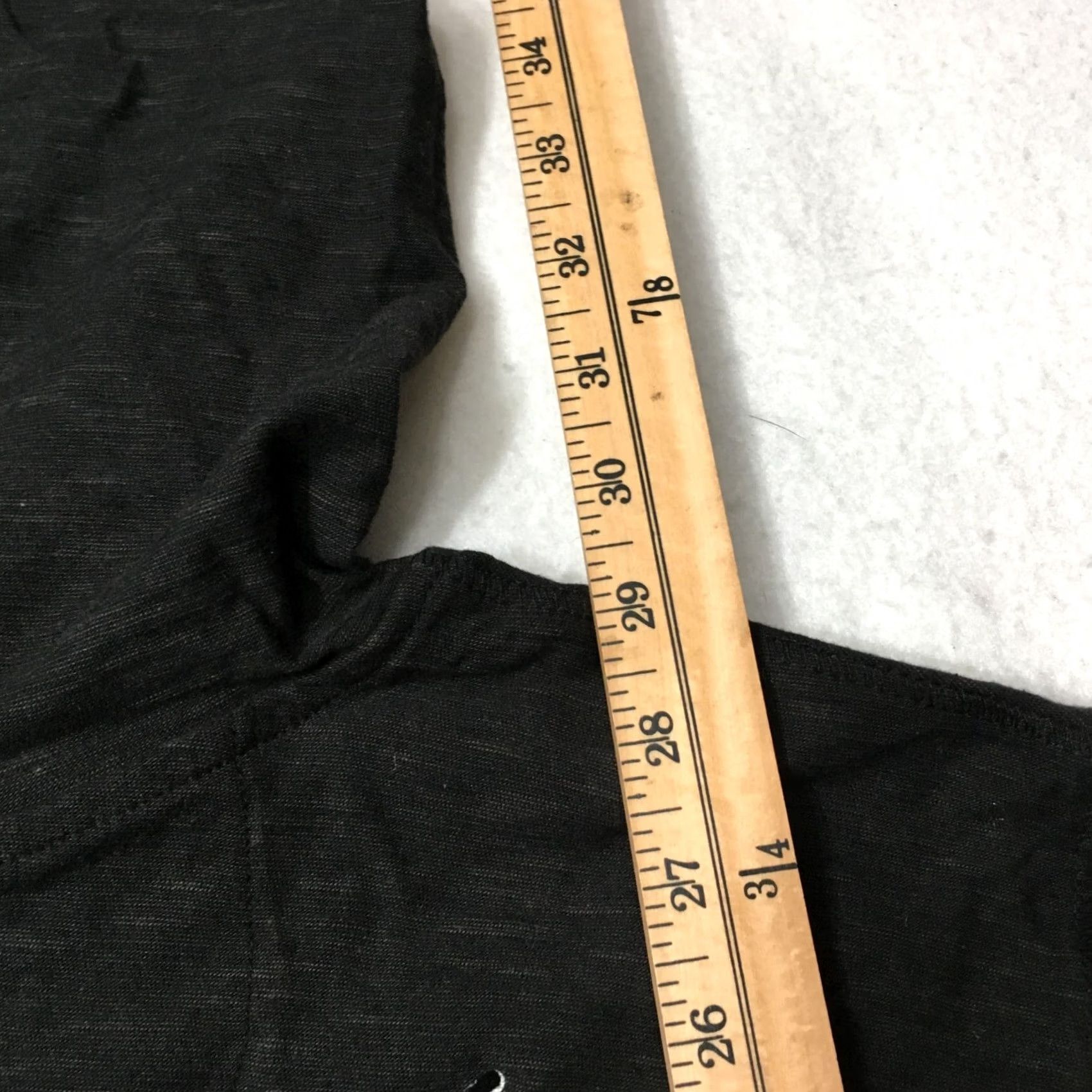 Vintage dark black Polo Hoodie Men L Solid Logo Golf 1/4 Button Draw String Hooded Knit Breathable Moisture Wicking Regular Size Black Nike Shirt Hats? Size US L / EU 52-54 / 3 - 4 Thumbnail